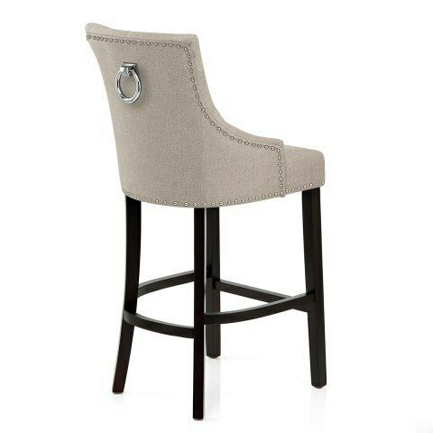 Bar Stool Tweed Fabric X 3 photo furniture