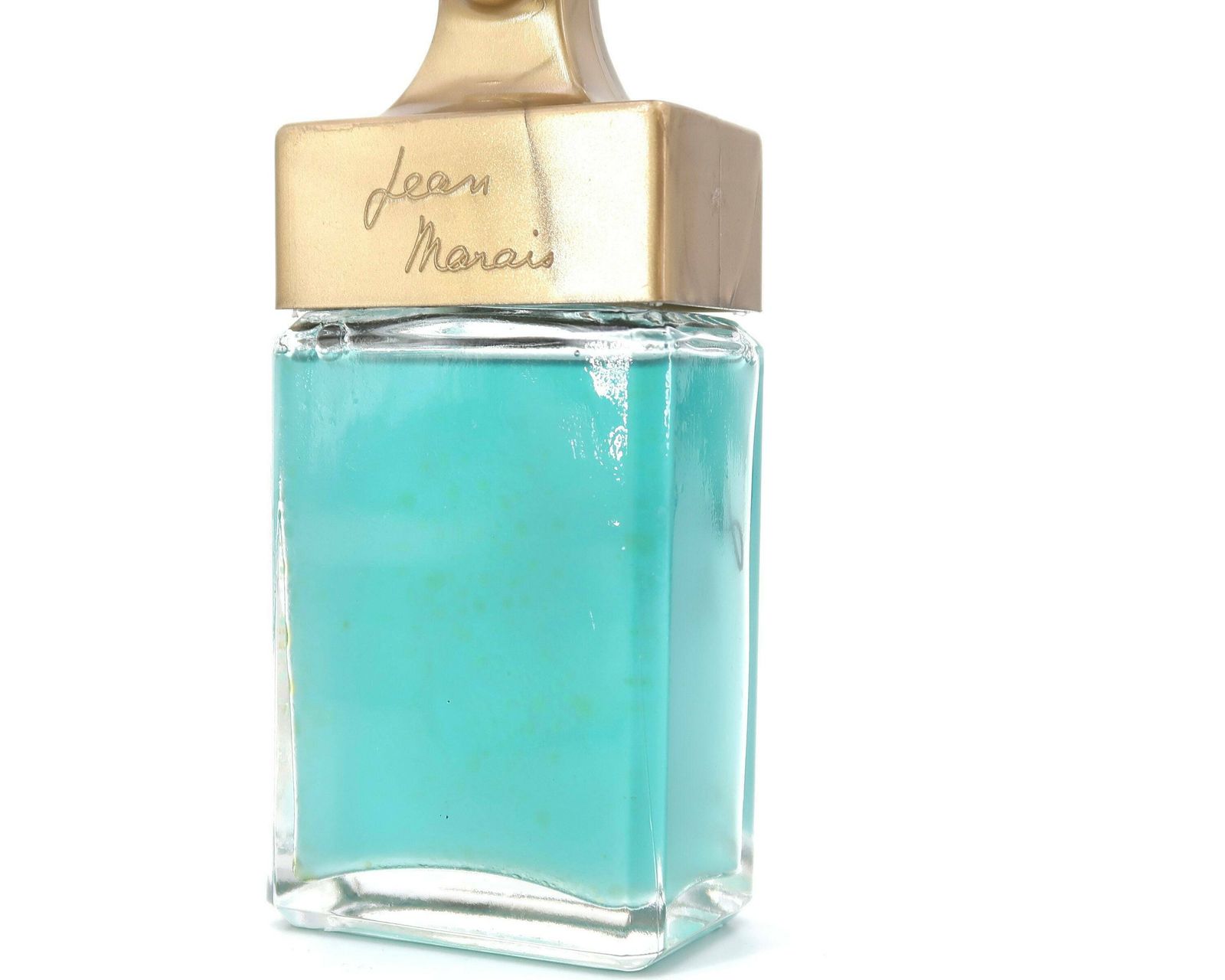 French Jean Marais Bottle, Based On A Drawing By Jean Cocteau, Made In France / Blue, Bathroom, Après Rasage, Perfume, Sculpture photo Home Decor