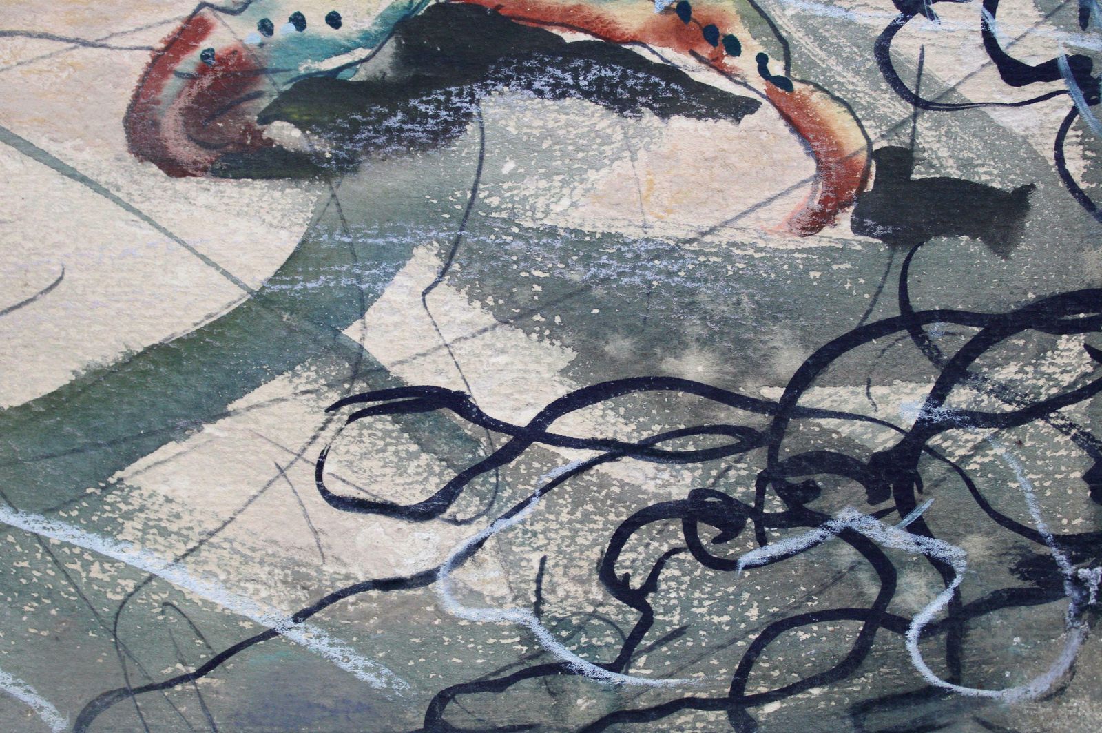 Janis Brekte Crab. 1971, Watercolor On Paper photo Art