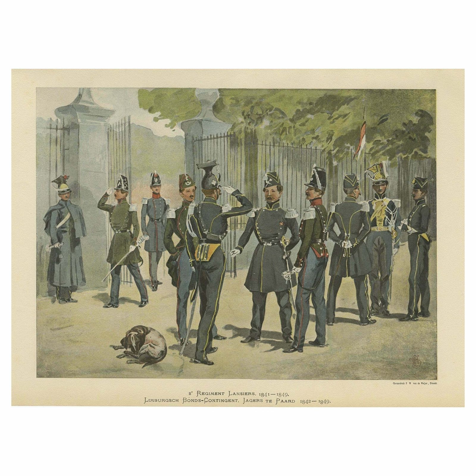 The Cavalry Of The Dutch Belgian Army 1841 1849, Published In 1900