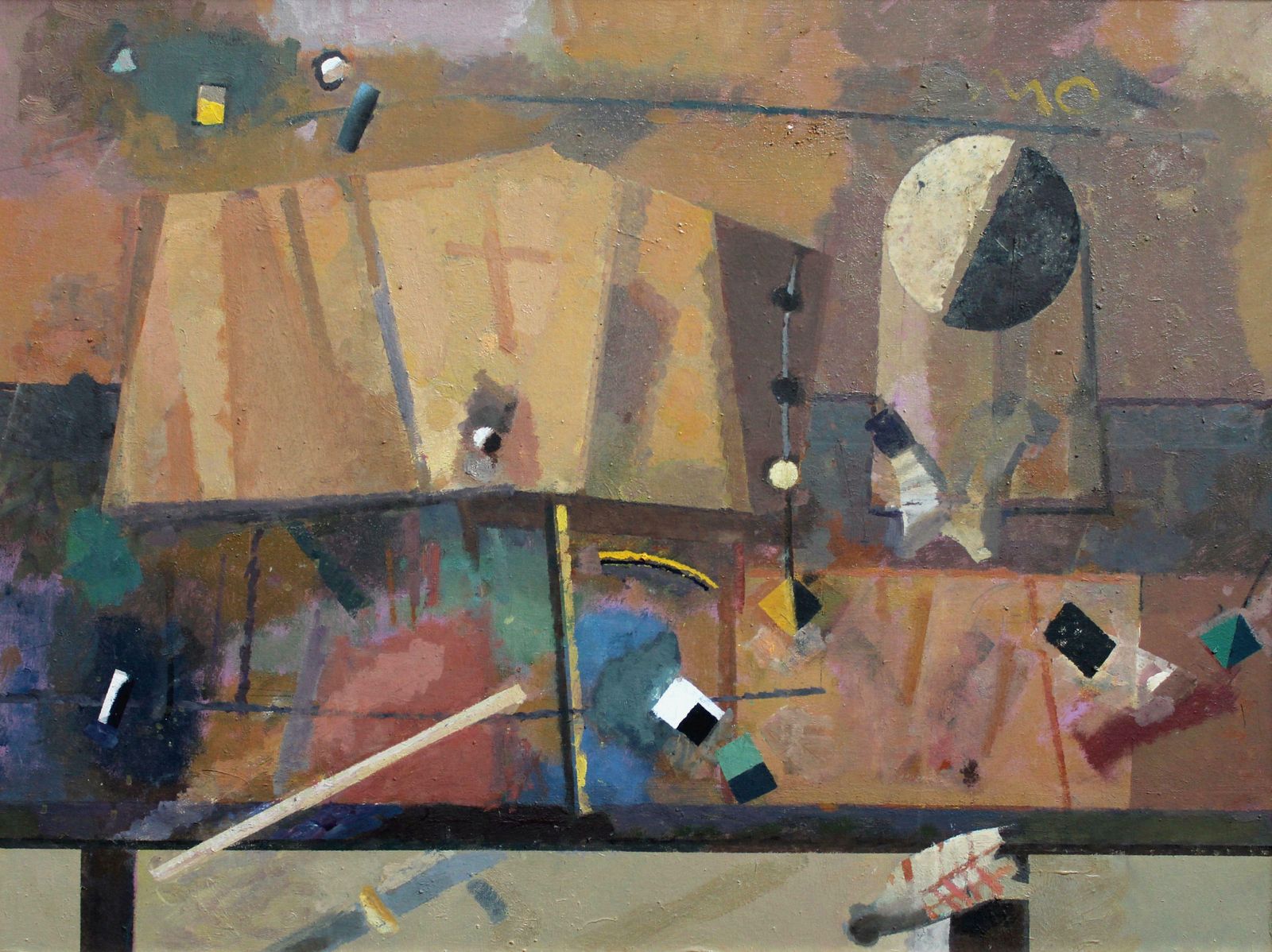 Victor Karnauh Still Life. Oil On Canvas,