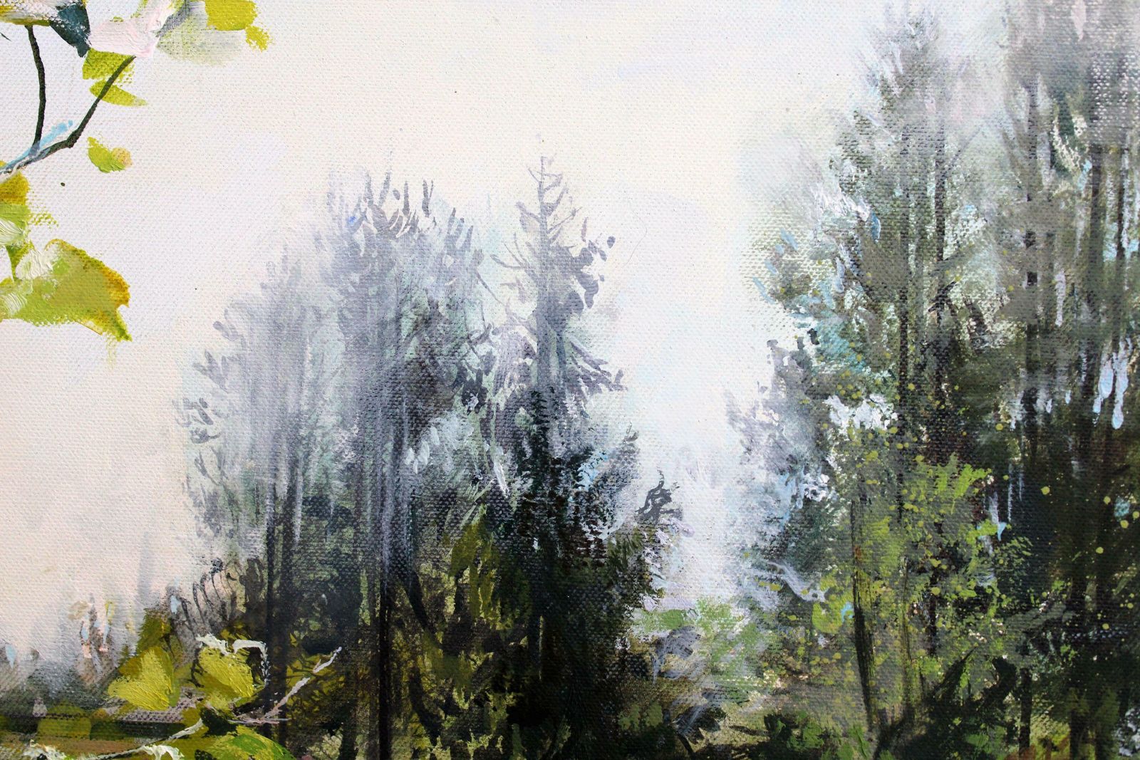 Janis Zingitis Amata River In Spring. 2024, Oil On Canvas, 70x90 Cm 2024 photo buy