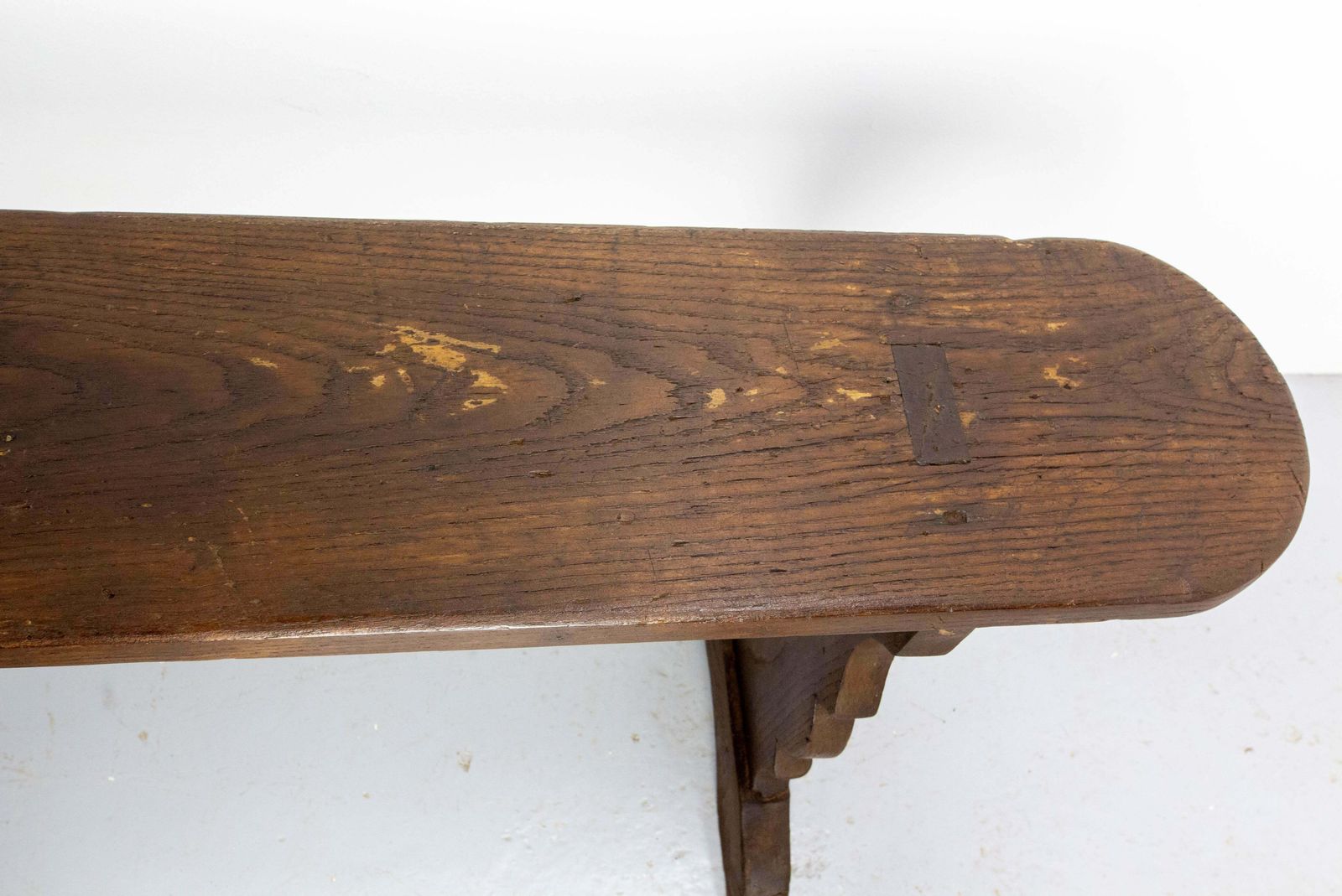 photo for sale Pair Of French Antique Benches Massive Chestnut, Circa 1900