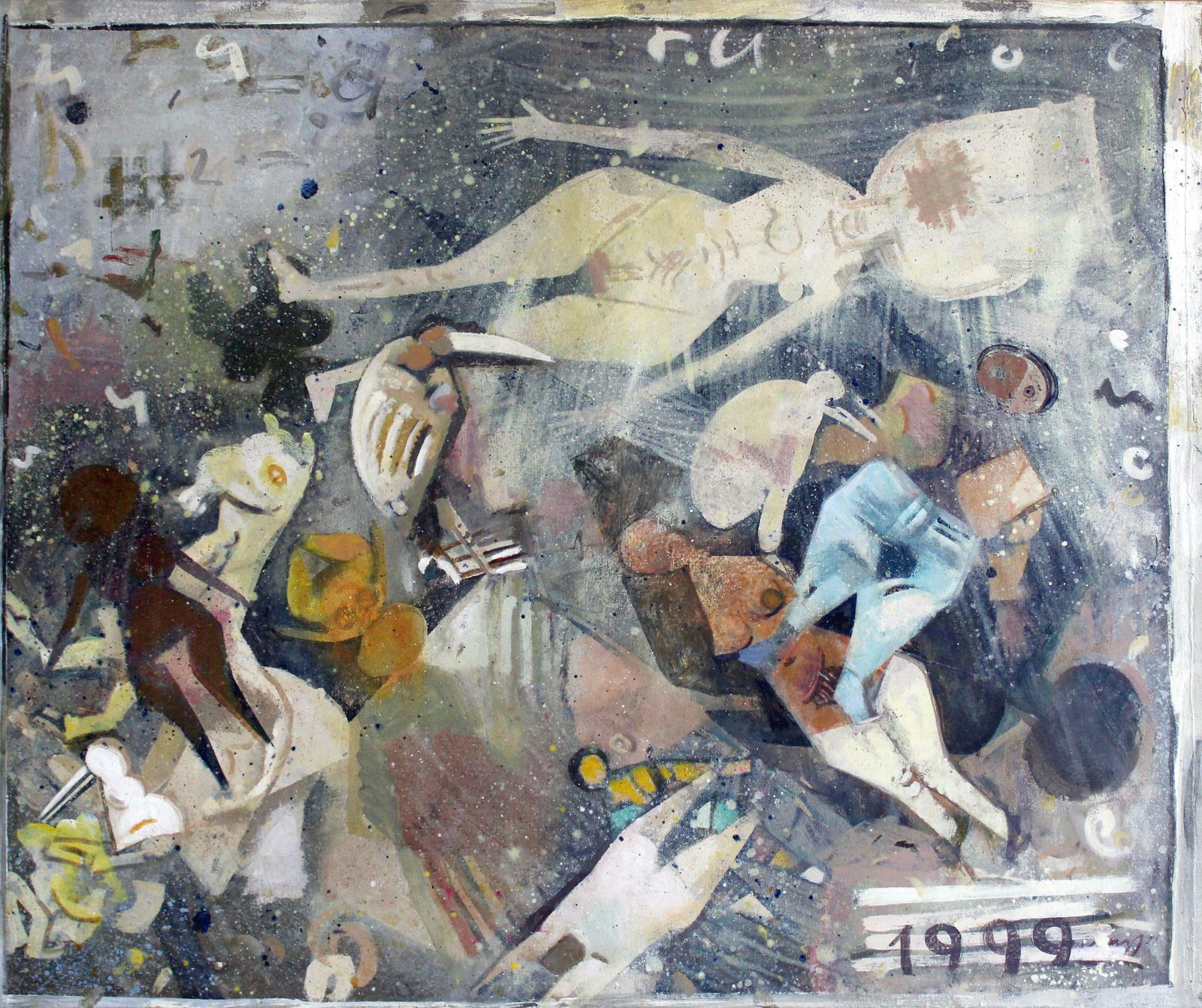 Victor Karnauh Flight. 1999. Oil On Canvas, 76x91 Cm 1999