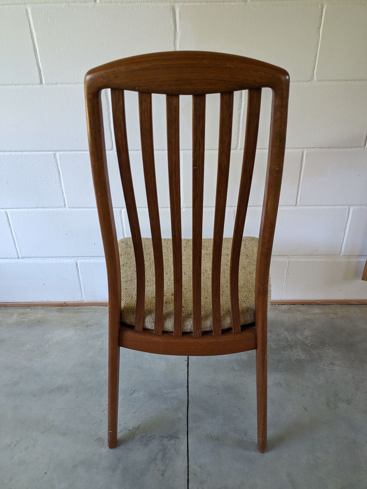 Teak Danish Dining Chairs By Preben Schou Set Of 6 High Back Mid Century Scandinavian Dining Chairs photo Furniture