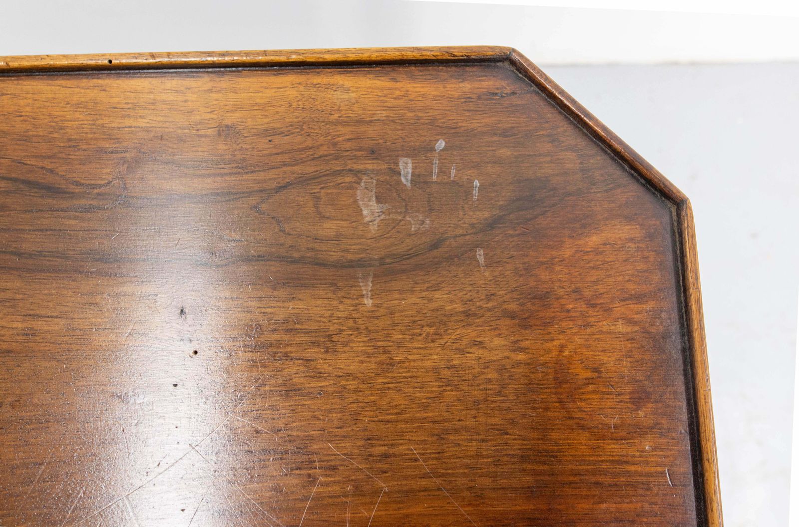 Antique French Walnut Coffee Table End Table With Drawer Circa 1940 photo 657.0