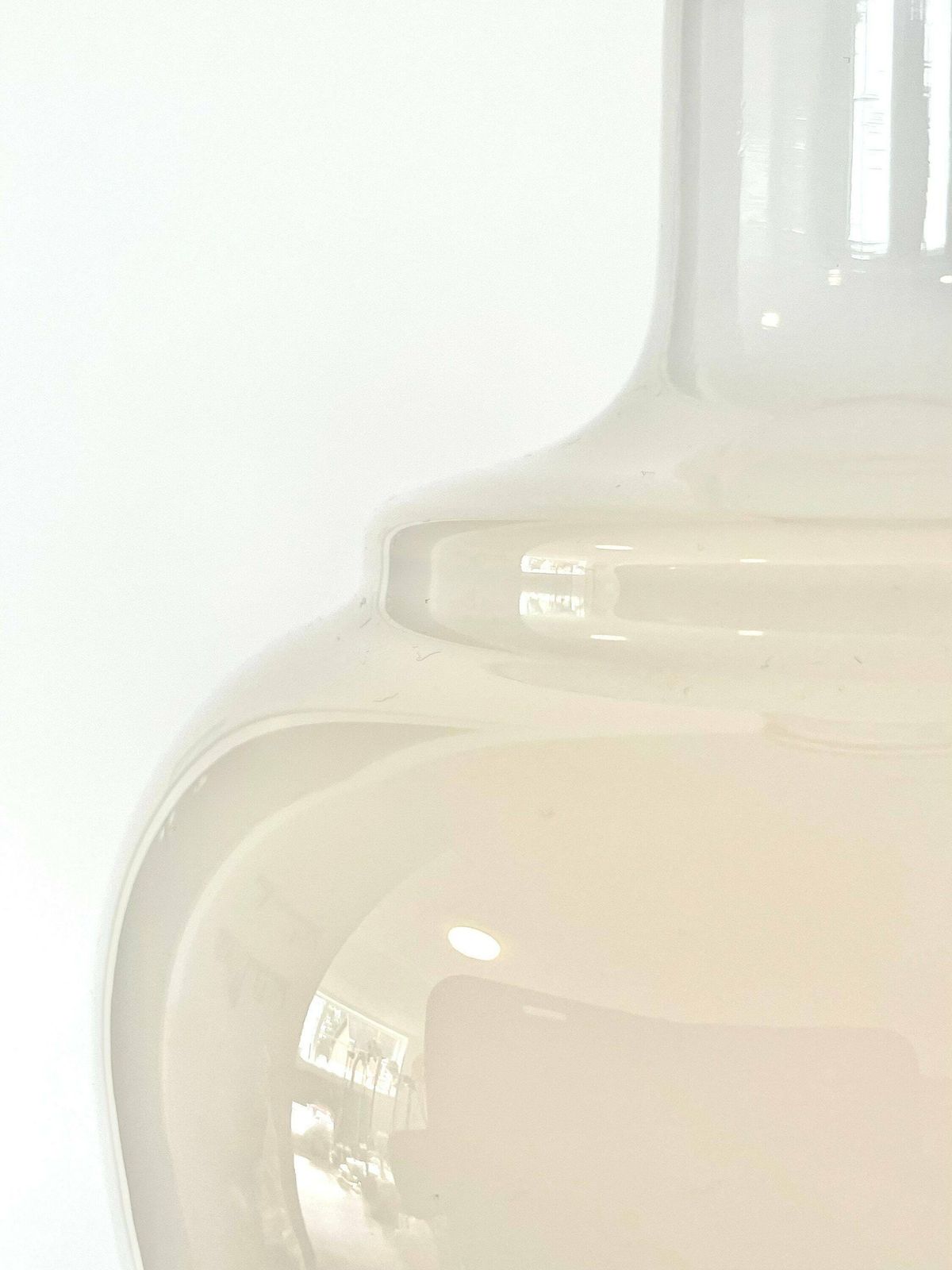 Danish Vintage “Roma” Table Lamp In White Opal Glass With Le Klint Shade   Design By Anne Grete Von Halling Koch For Royal Copenhagen photo buy