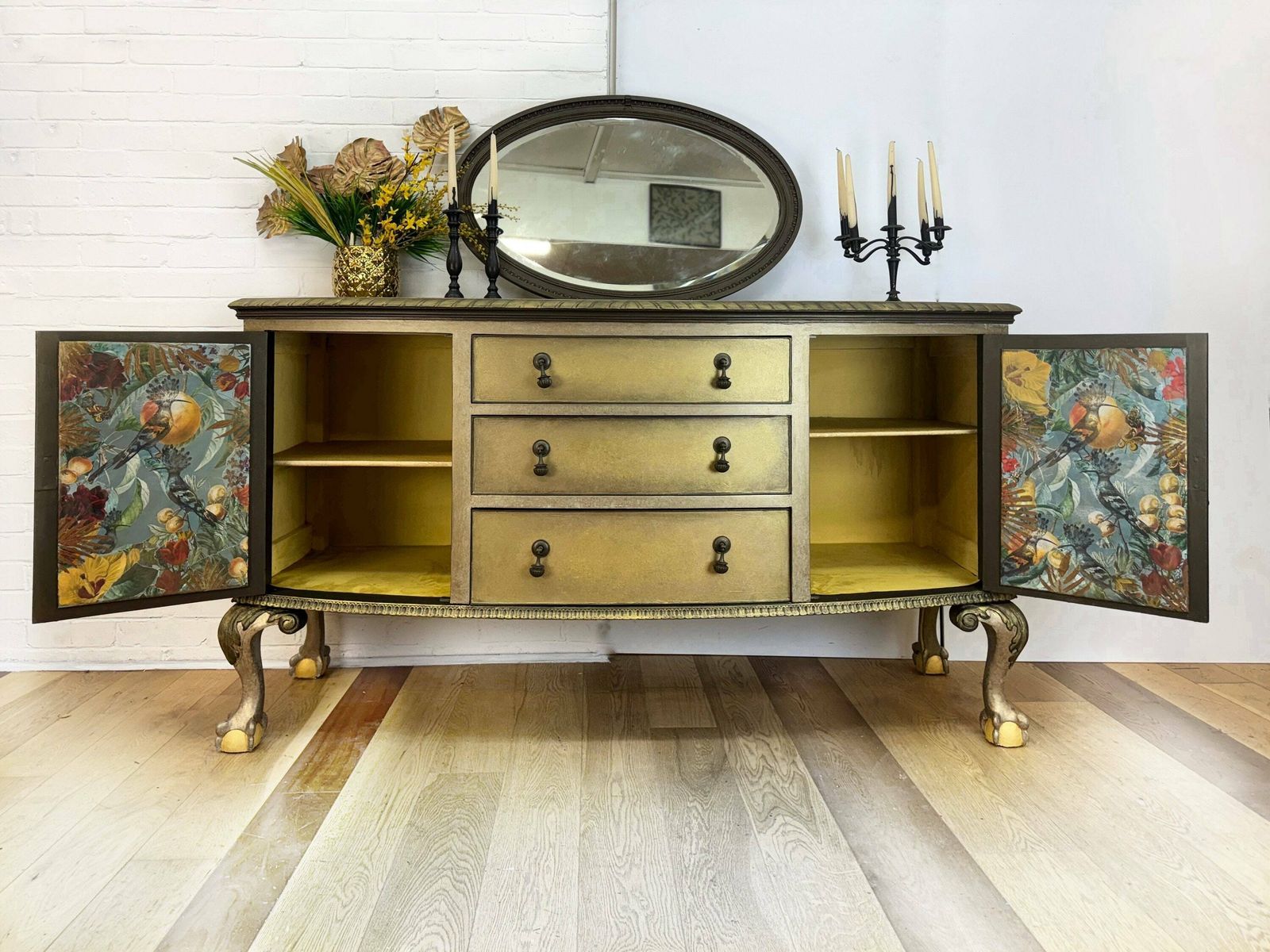 Ball And Claw Foot Sideboard photo 995.0