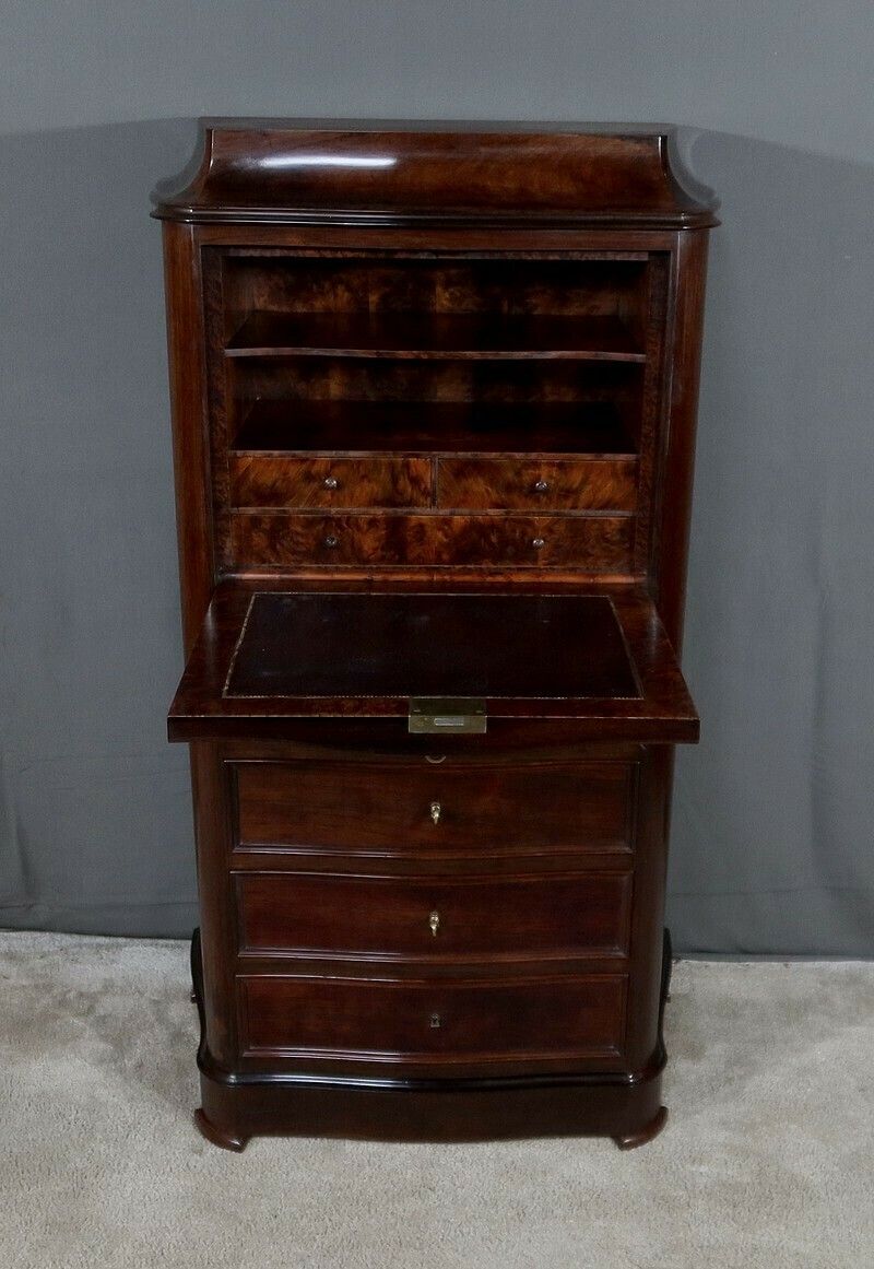 photo vinterior Weekly Secretary In Rosewood, Napoleon III Period – Mid 19th Century