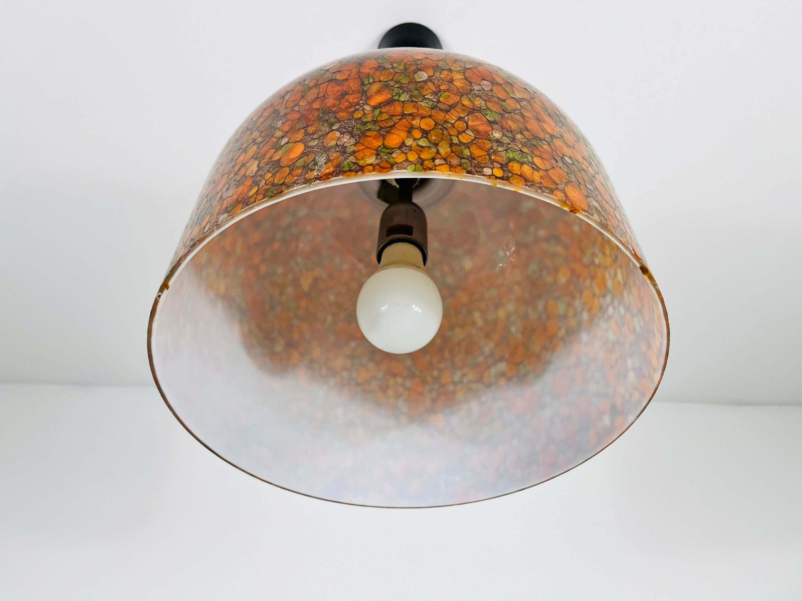 Colorful Peill And Putzler Mid Century Modern Hanging Lamp, 1970s, Germany photo Lighting