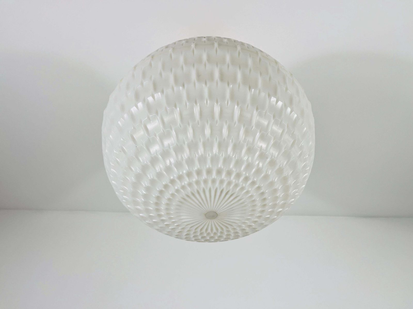 Whitw Pendant Lamp By Aloys Gangkofner For Peill And Putzler, 1970s photo 544.0