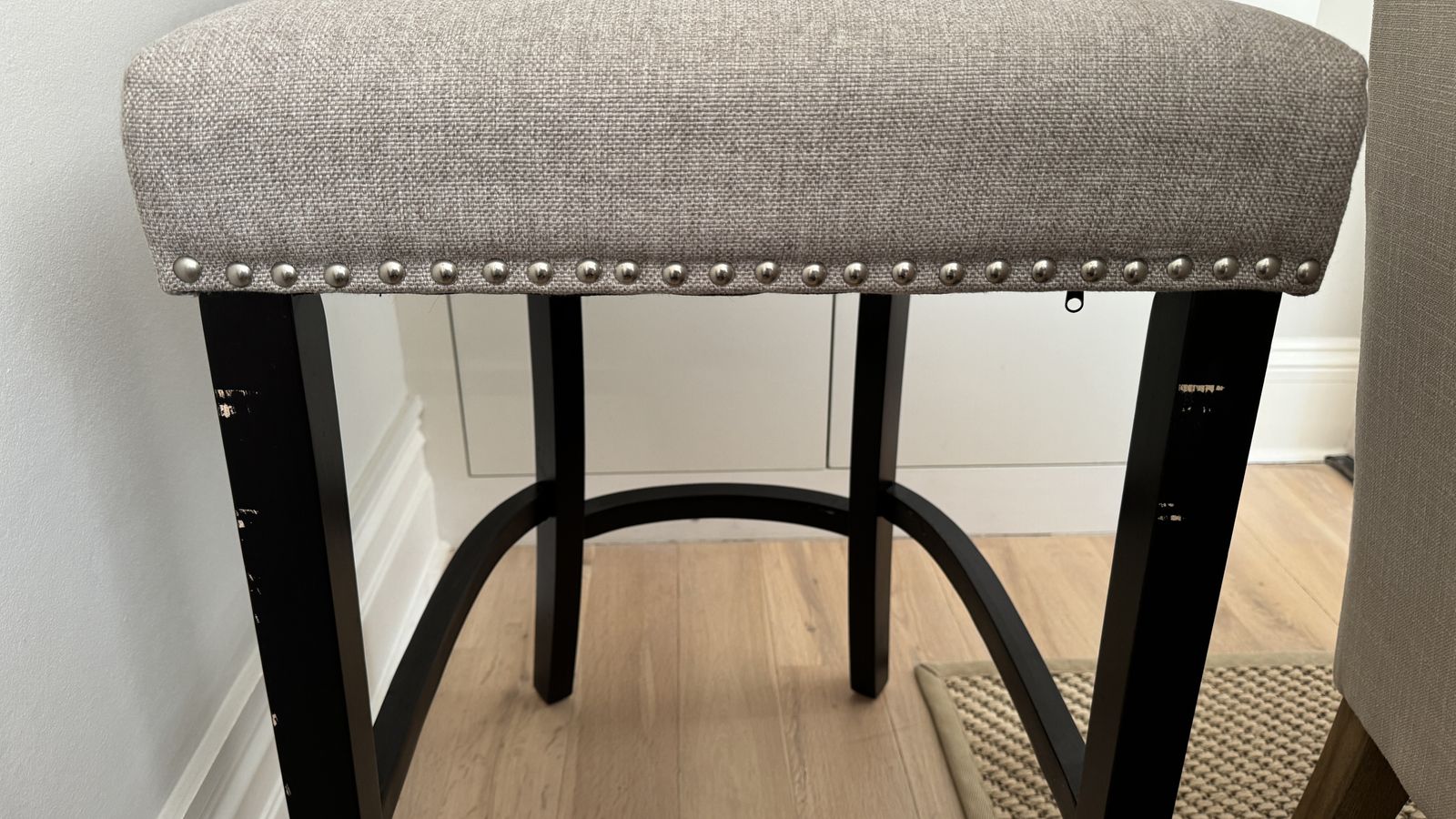 photo for sale Bar Stool Tweed Fabric X 3