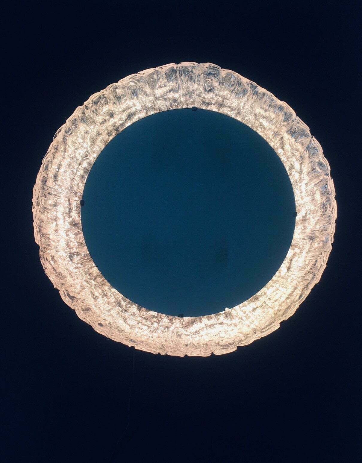 Vintage Design Lucite Wandspiegel Met Achtergrondverlichting Van Hillebrand, Duitsland, Jaren 1970