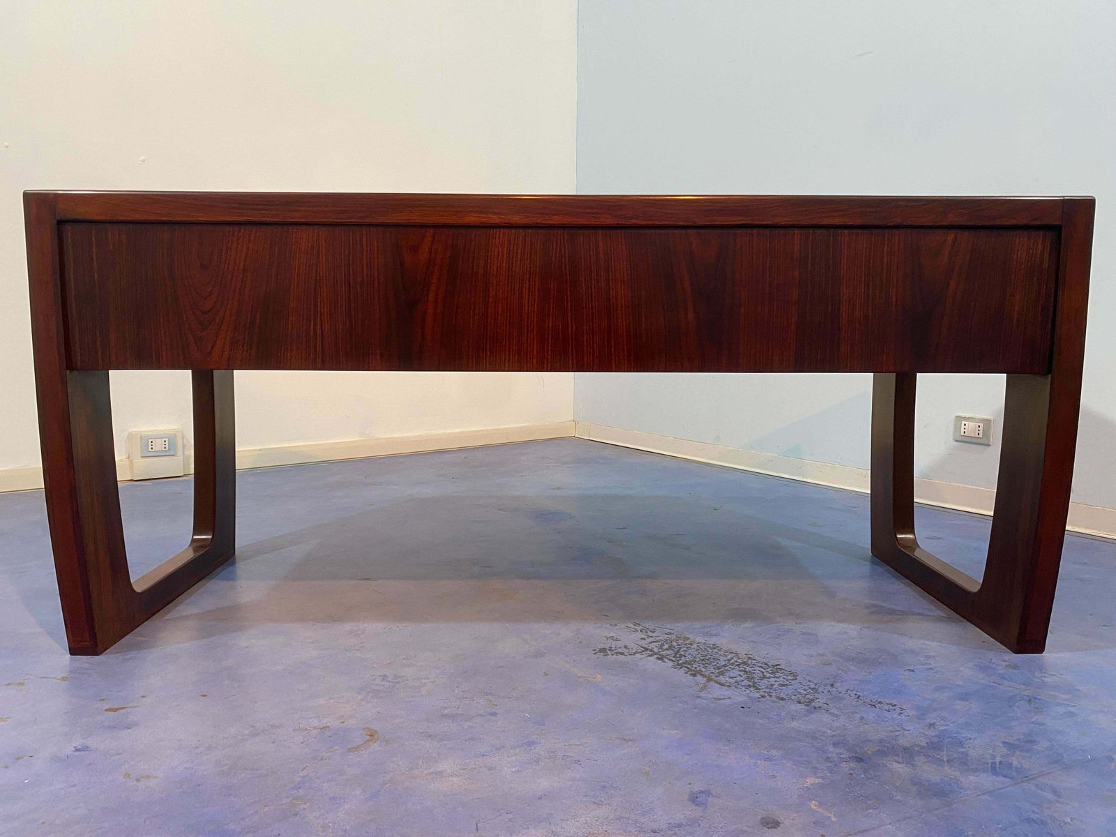 photo vinterior Italian Mid Century Executive Desk Designed By Paolo Buffa In 1950s