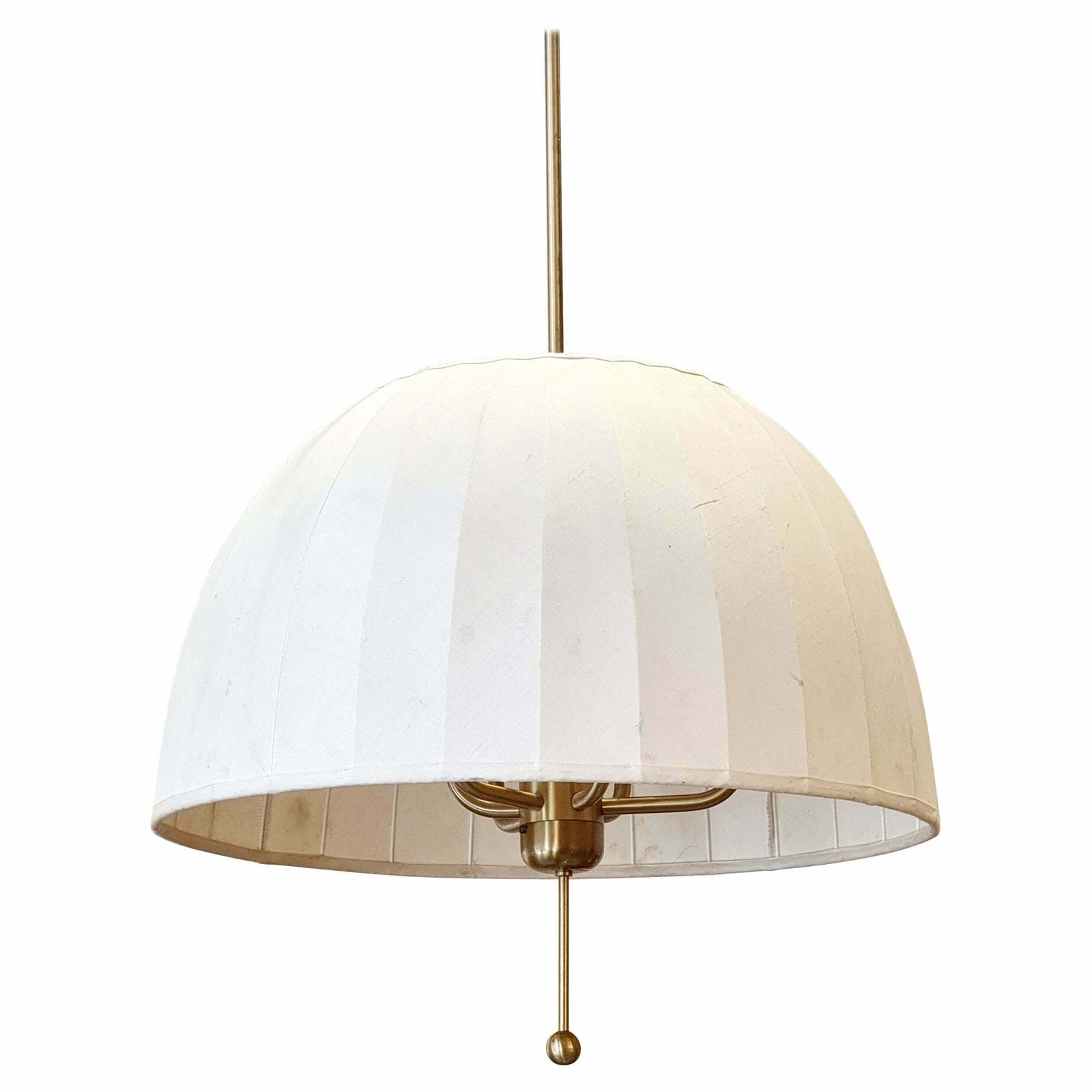 Hans Agne Jakobsson, Brass Pendant Model “T549/6 Carolin", Scandinavian Modern
