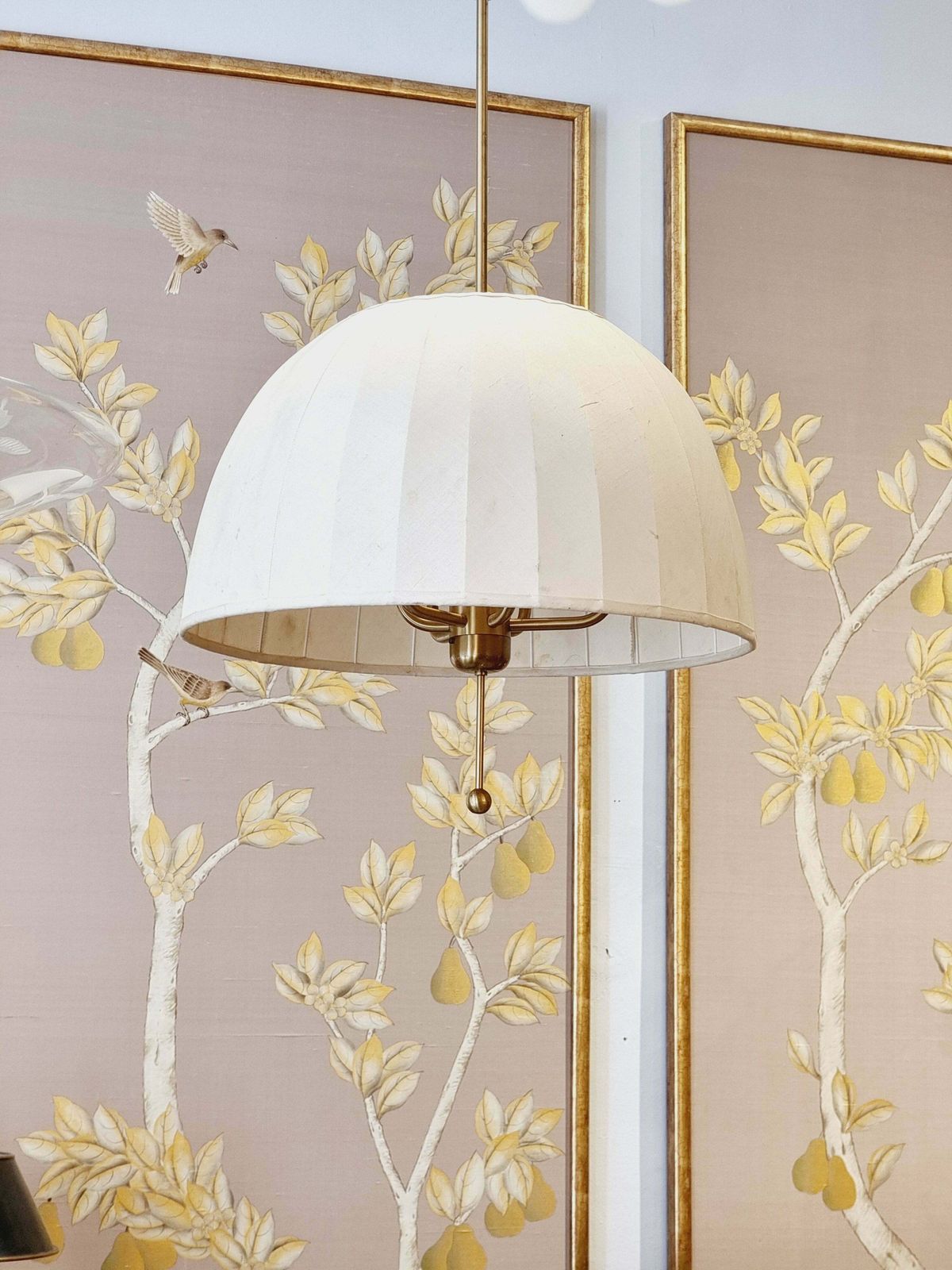 Hans Agne Jakobsson, Brass Pendant Model “T549/6 Carolin", Scandinavian Modern photo furniture
