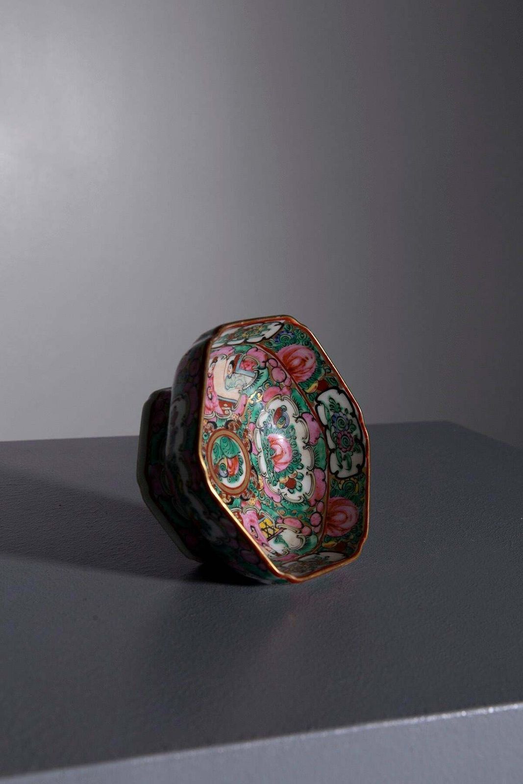 Chinese Porcelain Vase With Floral Decorations photo furniture