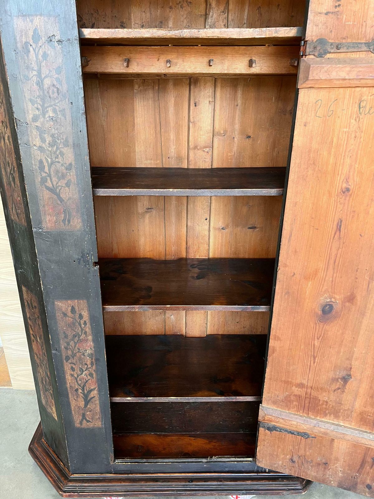 1788 Spanish Painted Wardrobe, 1700s photo buy