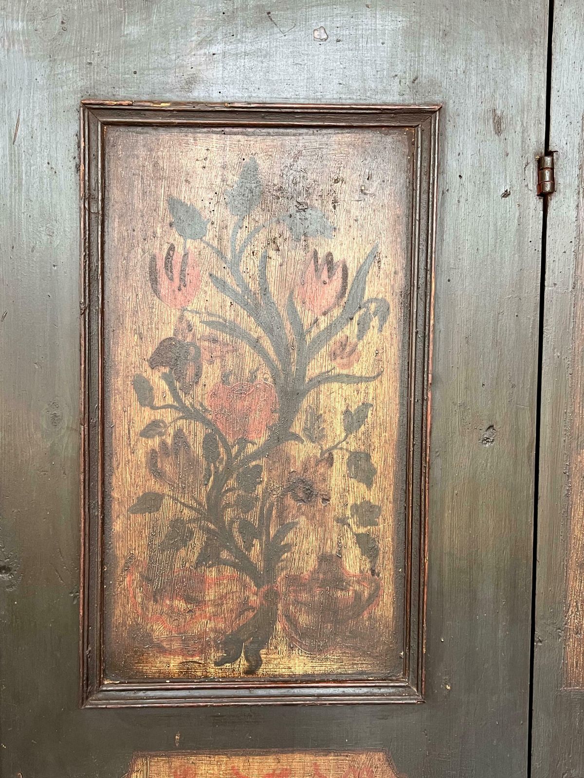 photo for sale Armoire espagnole peinte, 1788, XVIIIe siècle
