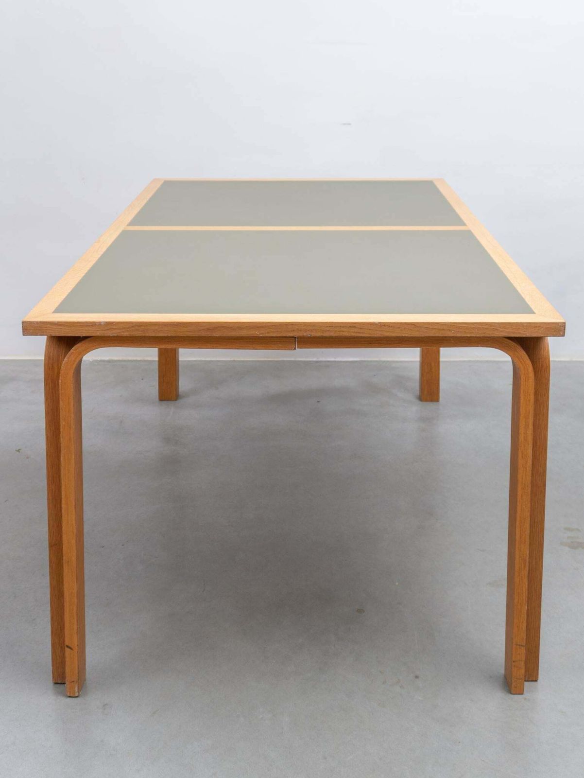 2002.0 Magnus Olesen Labeled Made In Denmark Green Olive Table Top, 1970s photo
