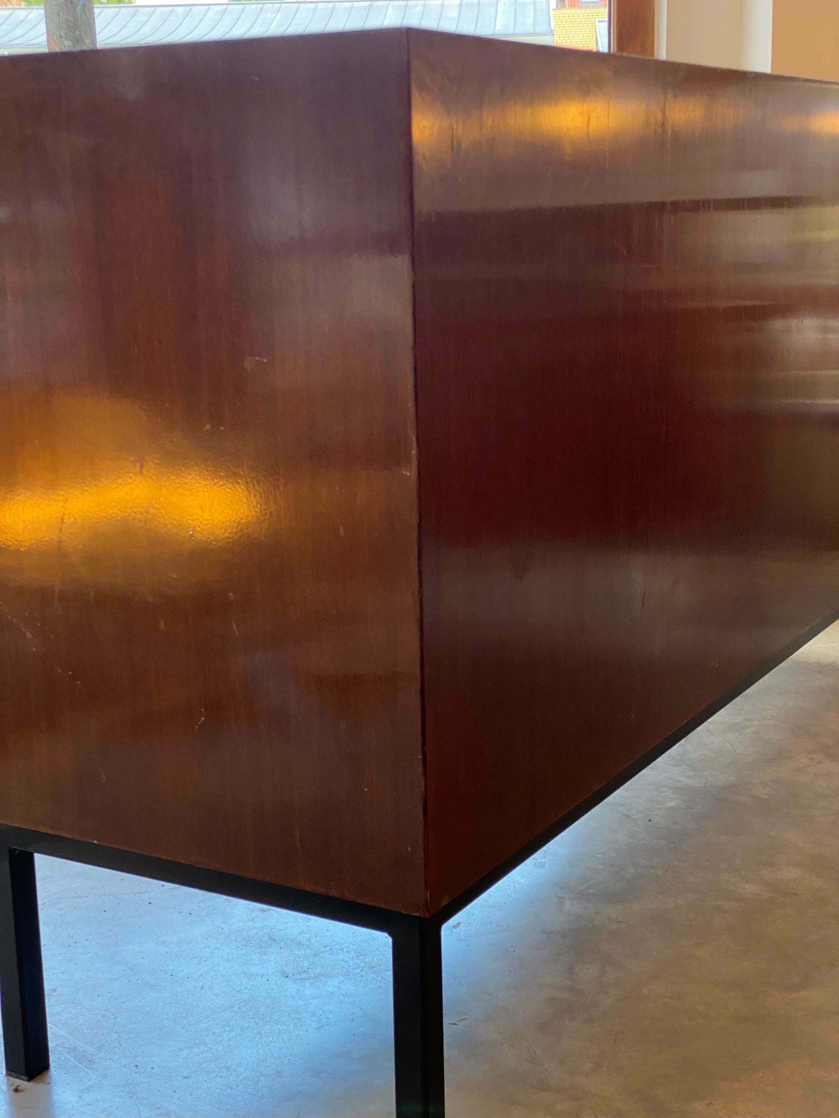 Furniture Large Fifty Drawers Shop Counter, Display Sideboard 1958 De Coene, Belgium photo