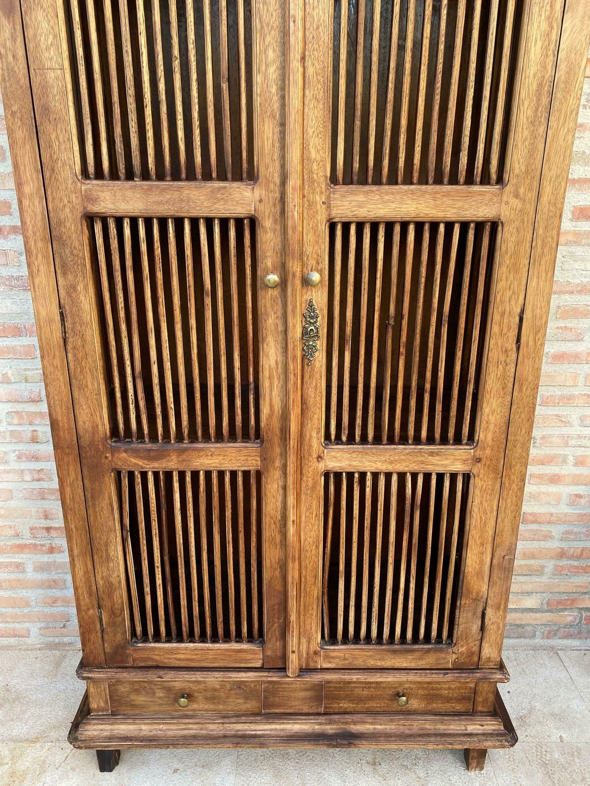 6051.0 18th Century Cupboard Or Cabinet, Wine Rack, Pine, French, Restored photo