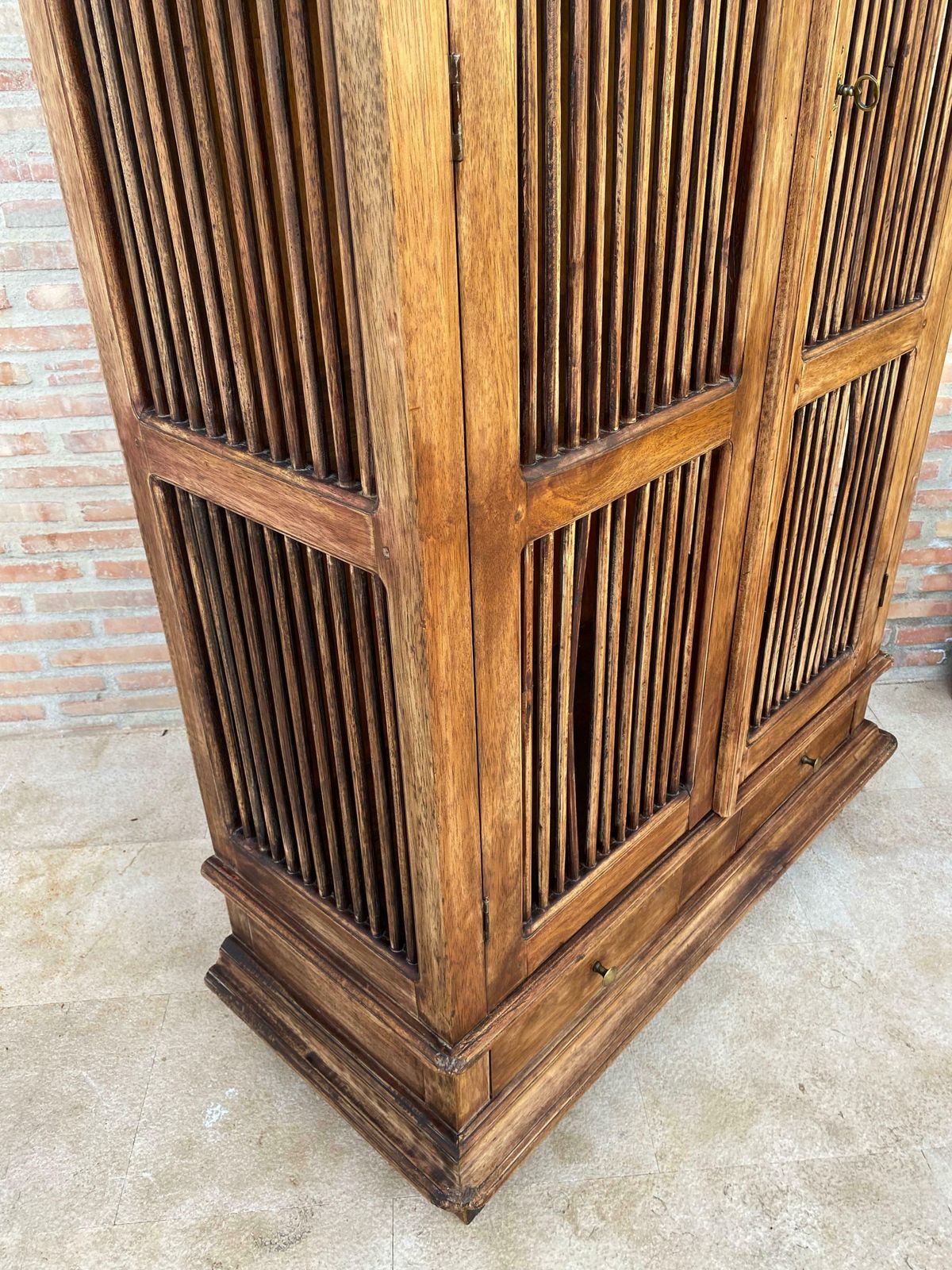 photo vinterior 18th Century Cupboard Or Cabinet, Wine Rack, Pine, French, Restored