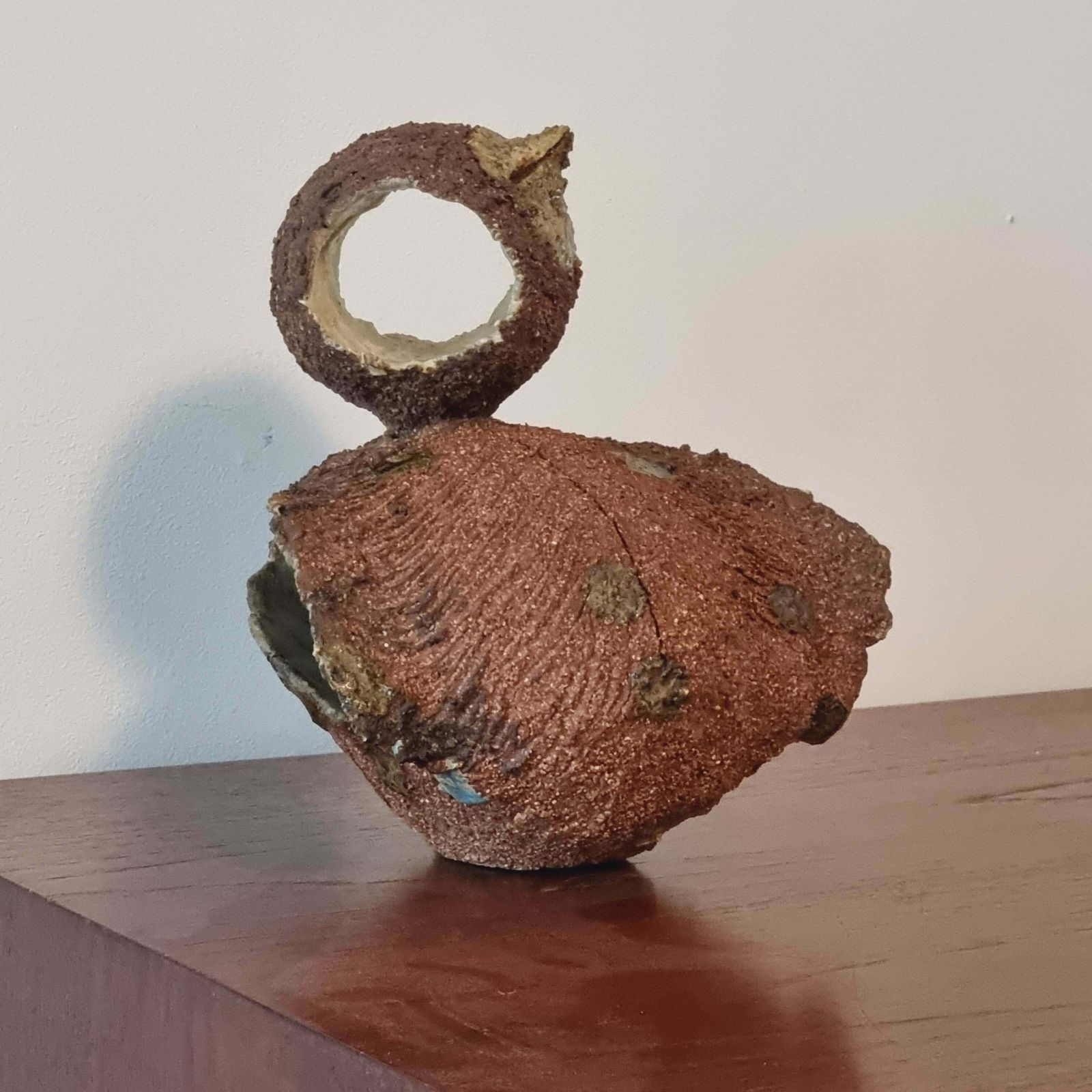 Tyra Lundgren, Sculpture In Stoneware, Sweden 1960s photo Art