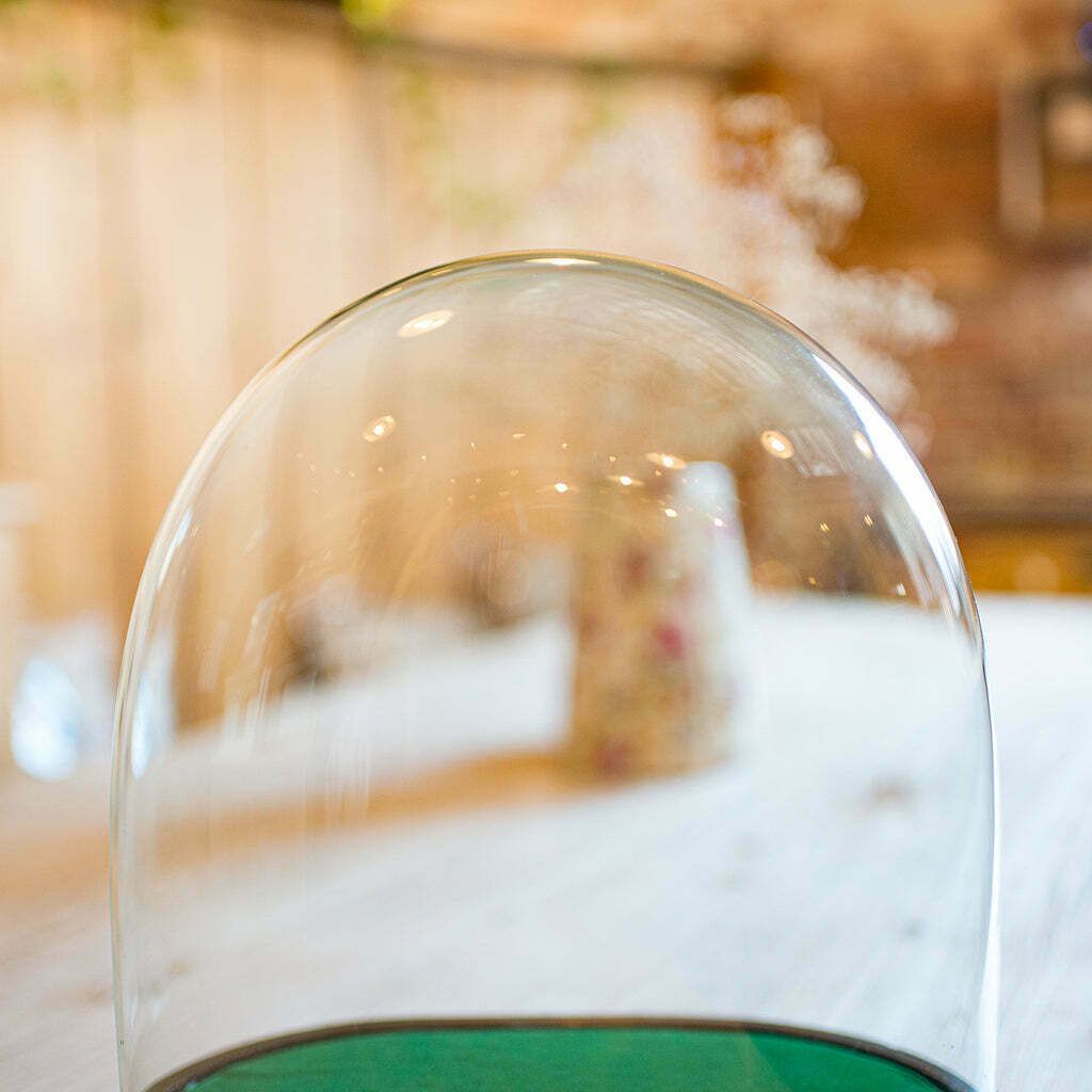 Wide Antique Clock Dome, English, Glass, Pine, Display Showcase, Victorian, 1860 photo 895.0