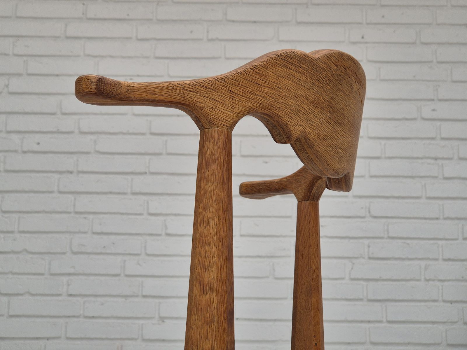 photo furniture Ca. Jaren 1970, Deens Design Van Henning Kjærnulf Voor Eg Kvalitetsmøbel, Set Van 4 Eetkamerstoelen, In Goede Staat.