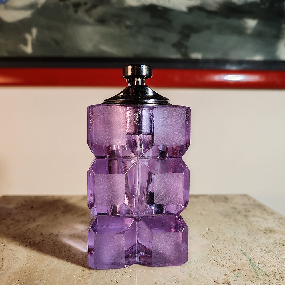 1970s Purple Smoking Set By Antonio Imperatore In Murano Glass . Made In Italy photo buy