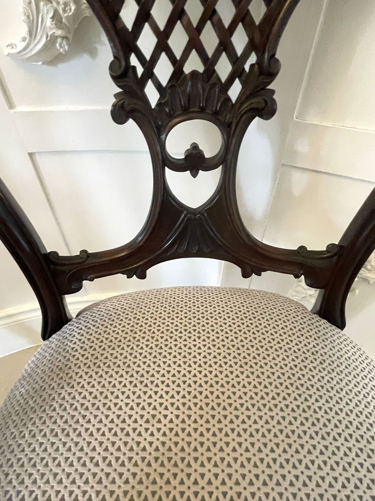 Quality Antique 19th Century Mahogany Carved Elbow Chair photo buy