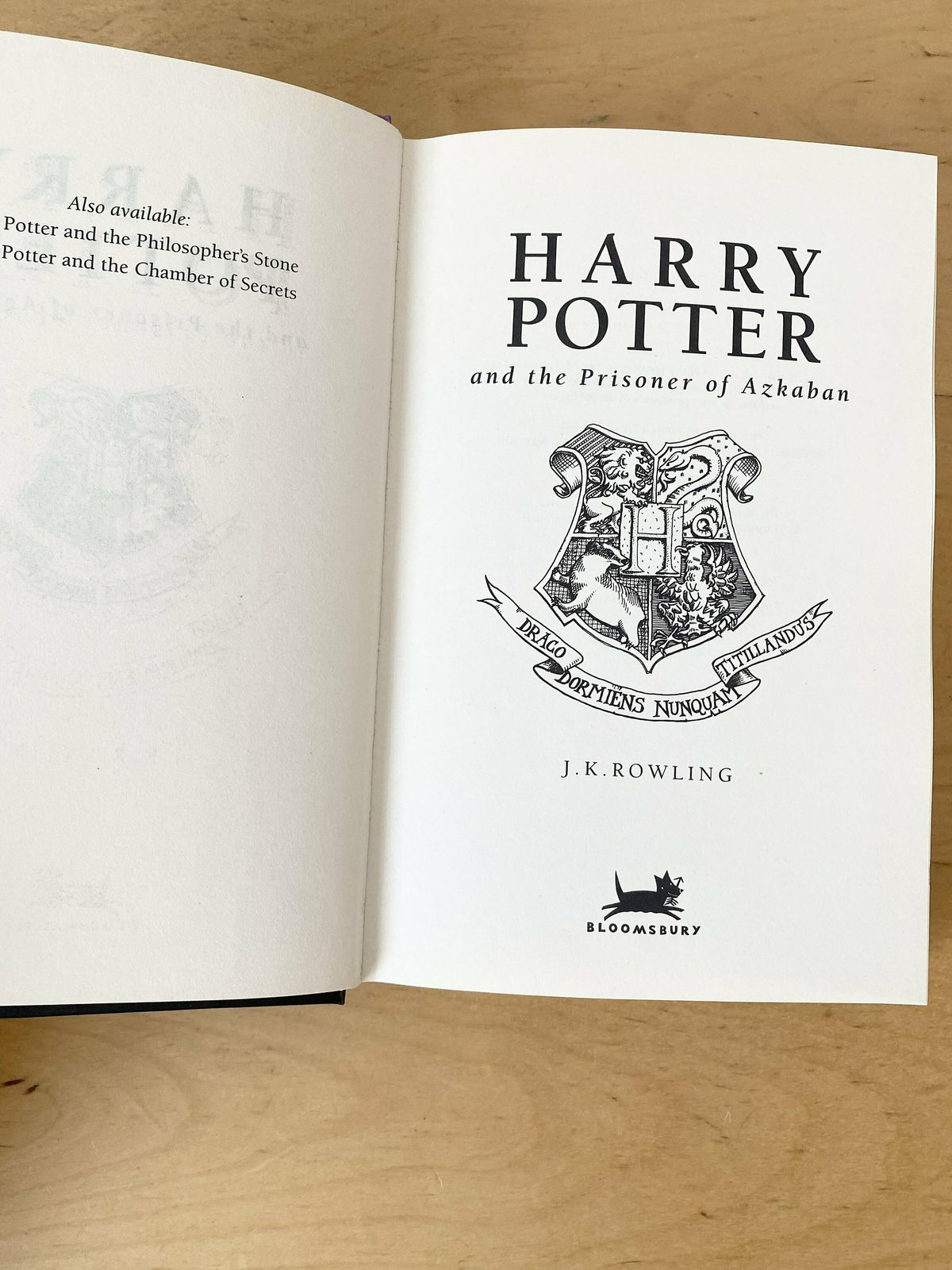 Harry Potter And The Prisoner Of Azkaban J. K. Rowling, 1999, Hard Cover, First Edition photo furniture