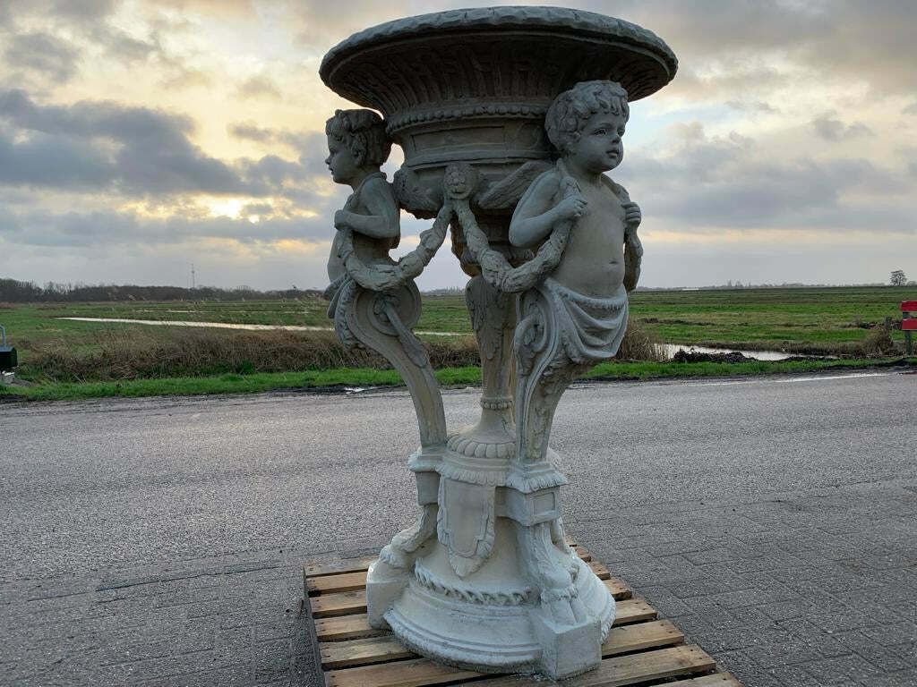 Pair Of Huge Stone Urns From Marseille In France (Priced Individually) photo furniture