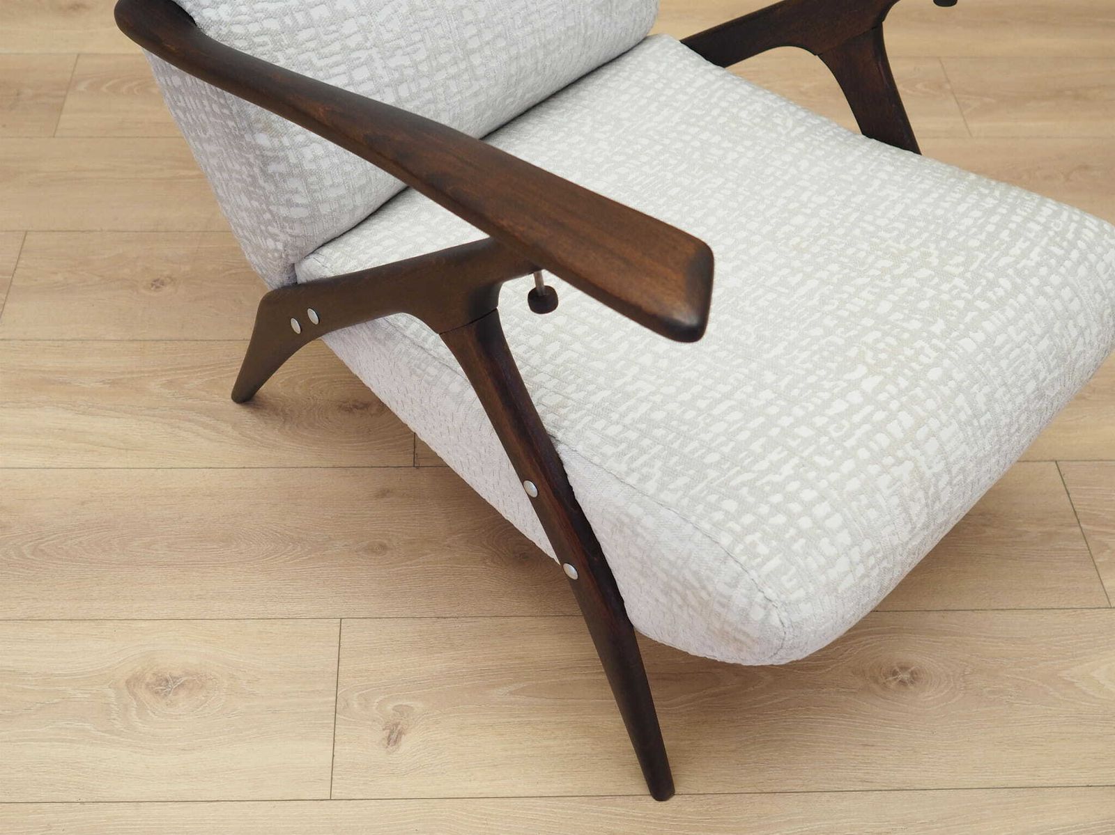 photo for sale Beech Armchair, Italian Design, 1970s, Production: Italy