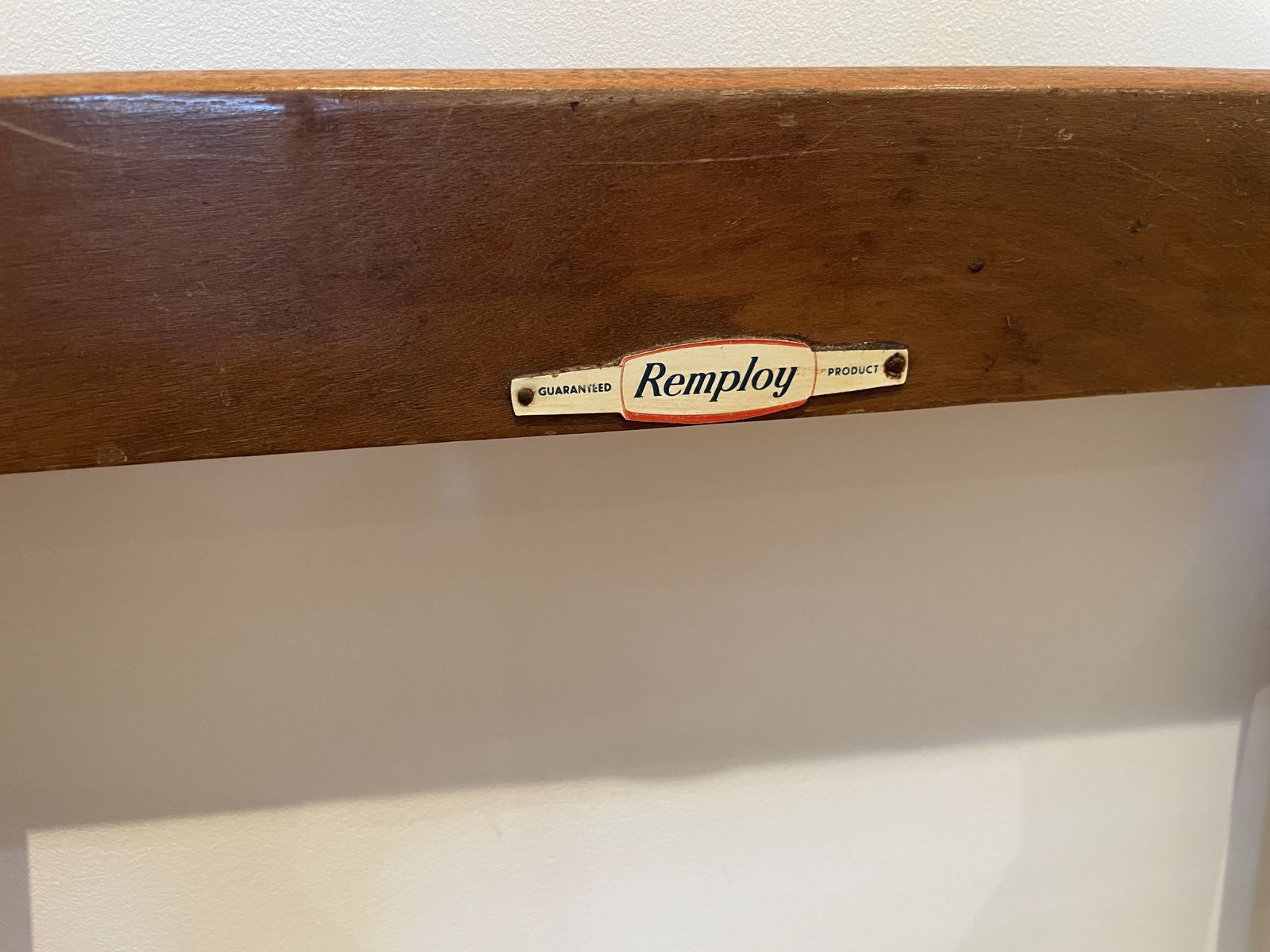 Midcentury Remploy Wooden Two Tier Drinks/Tea Trolley photo vinterior