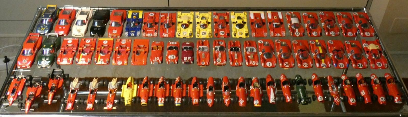 Set Of 64 Models From The Scuderia Ferrari Historical Archive Collection, In 1/43 Scale By Brumm – Italy 1980s