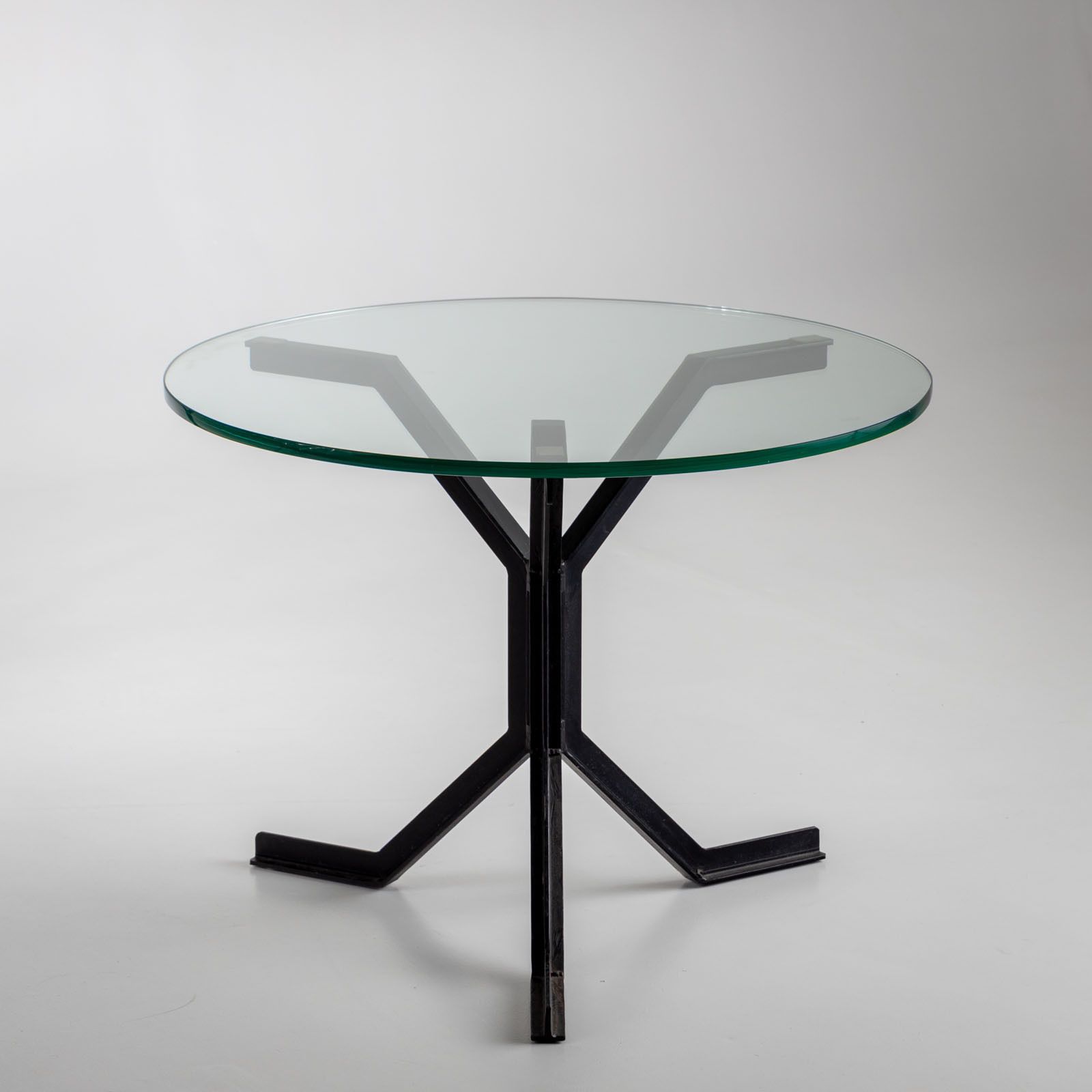 Iron And Glass Side Tables, 20th Century photo Furniture