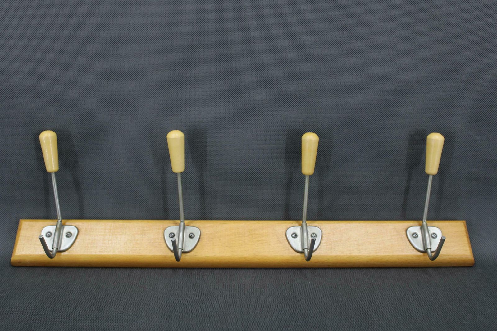 1960s Mid Century Wooden Wall Hanger, Czechoslovakia photo for sale