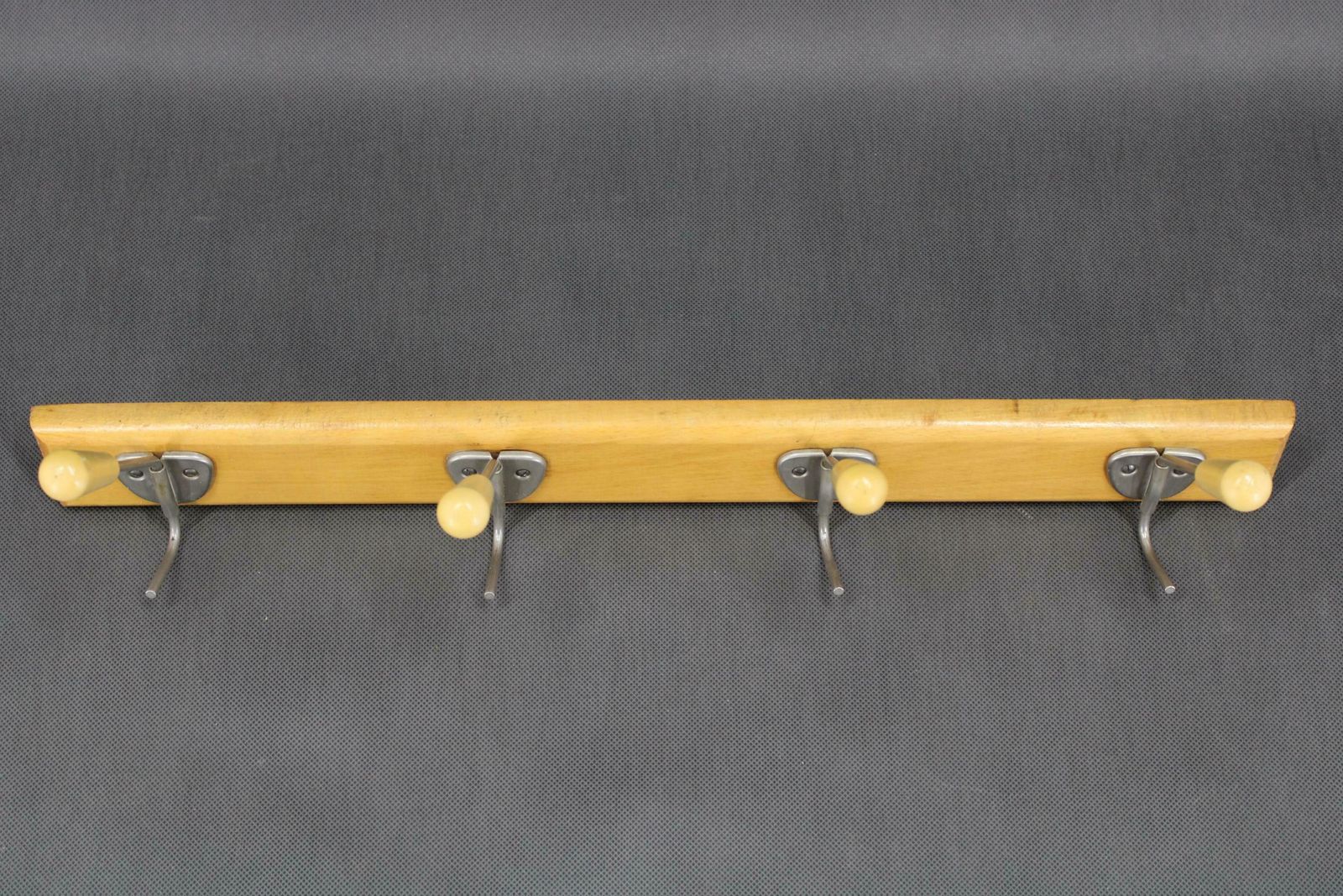 1960s Mid Century Wooden Wall Hanger, Czechoslovakia photo Furniture