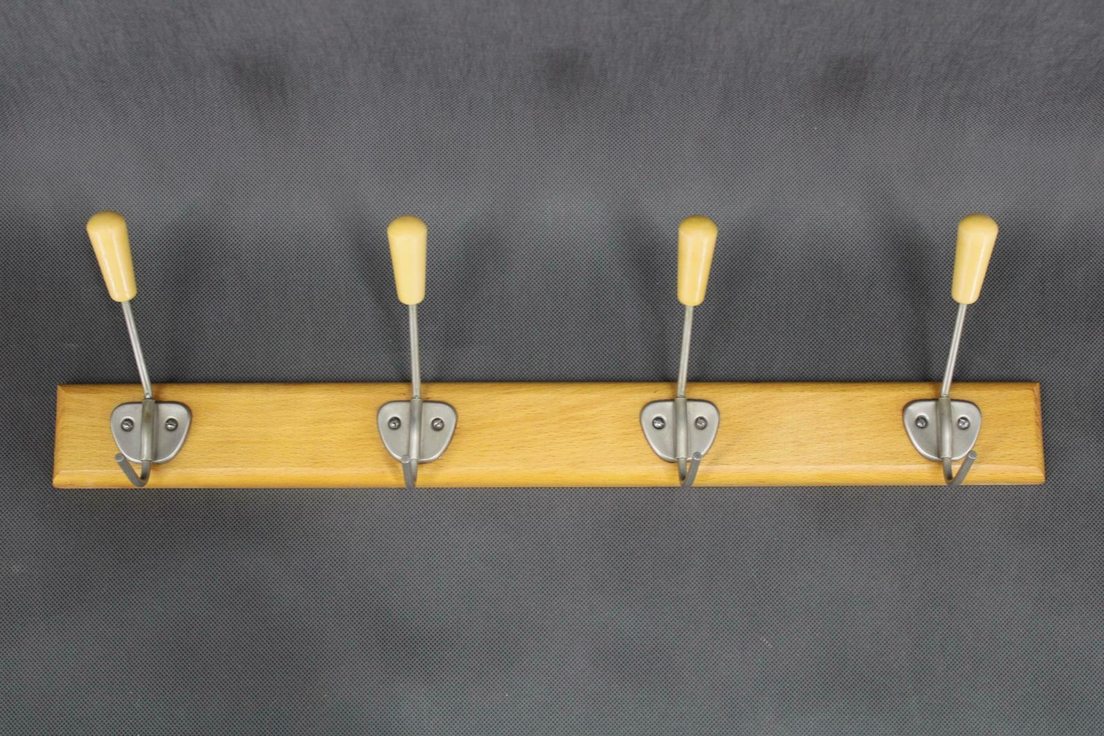 1960s Mid Century Wooden Wall Hanger, Czechoslovakia photo vintage