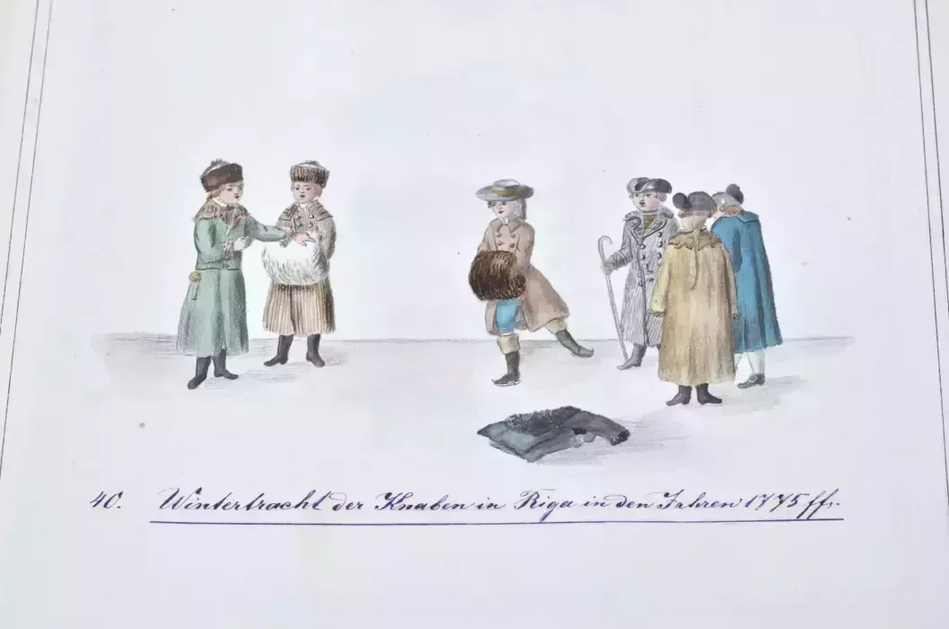 photo furniture Types Of Riga Population In The 18th 19th Century.
