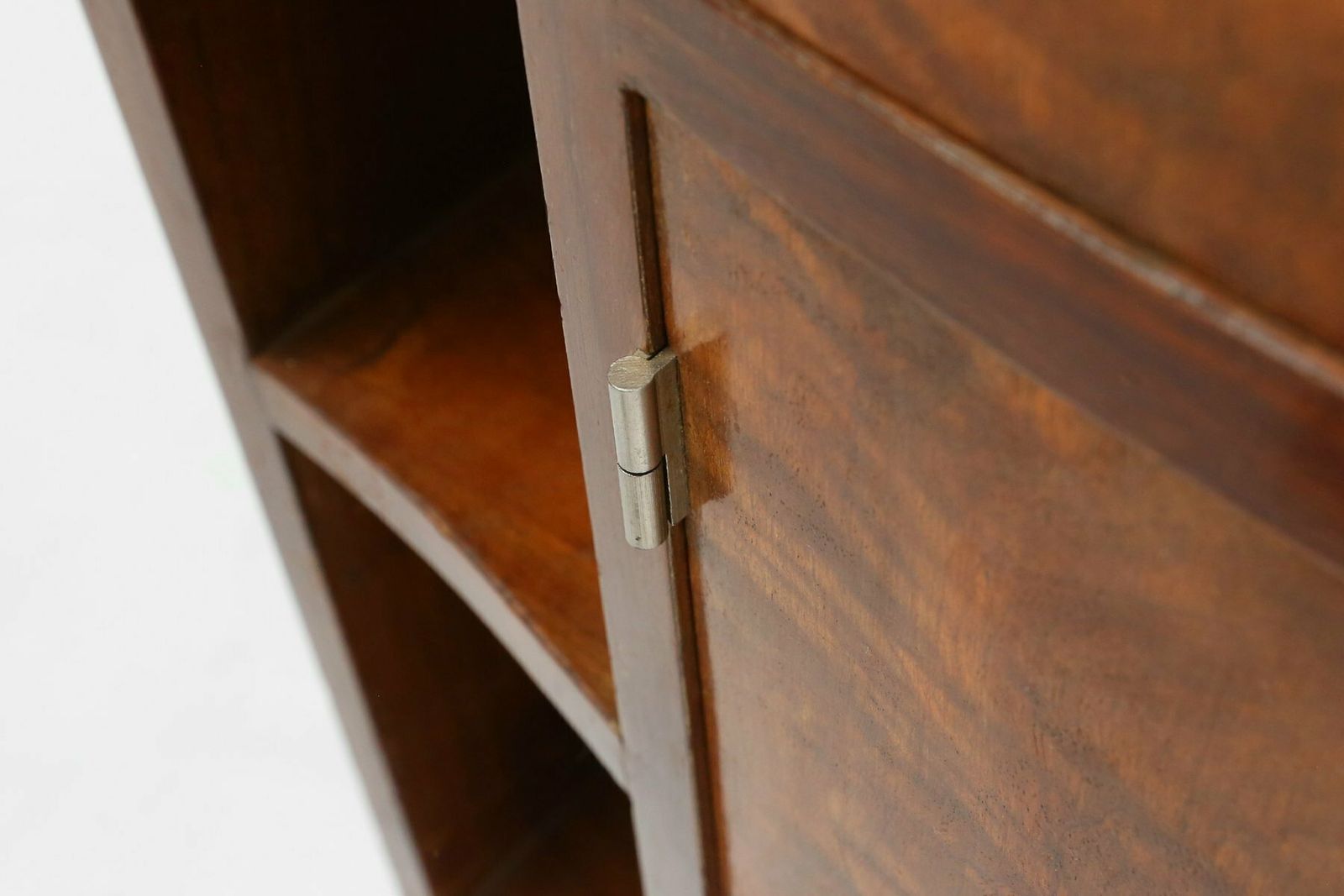 photo for sale Art Deco Cabinet In Wood With Marble Top, France, 1930s