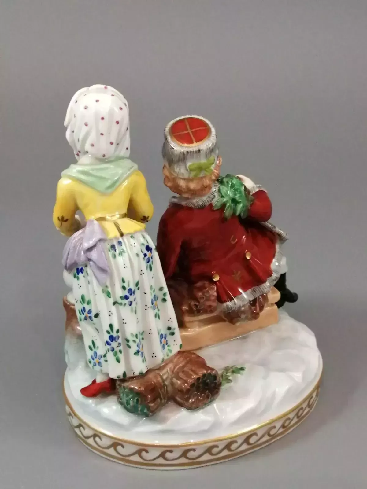 Young Couple Figurine By Carl Thieme ,Potschappel C. 1902 photo Home Decor