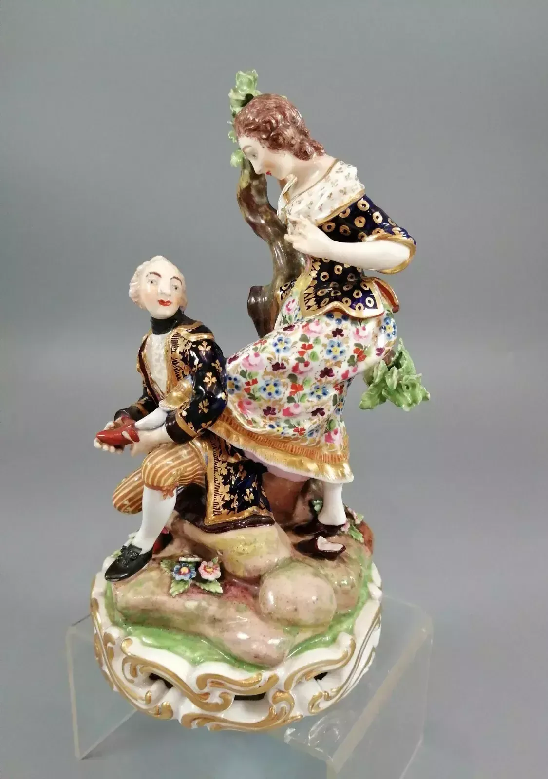 Antique Derby Figurine Shoemaker, Early 19th Century, Rare. photo furniture