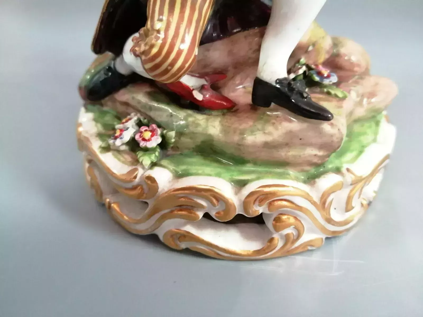 Antique Derby Figurine Shoemaker, Early 19th Century, Rare. photo vintage