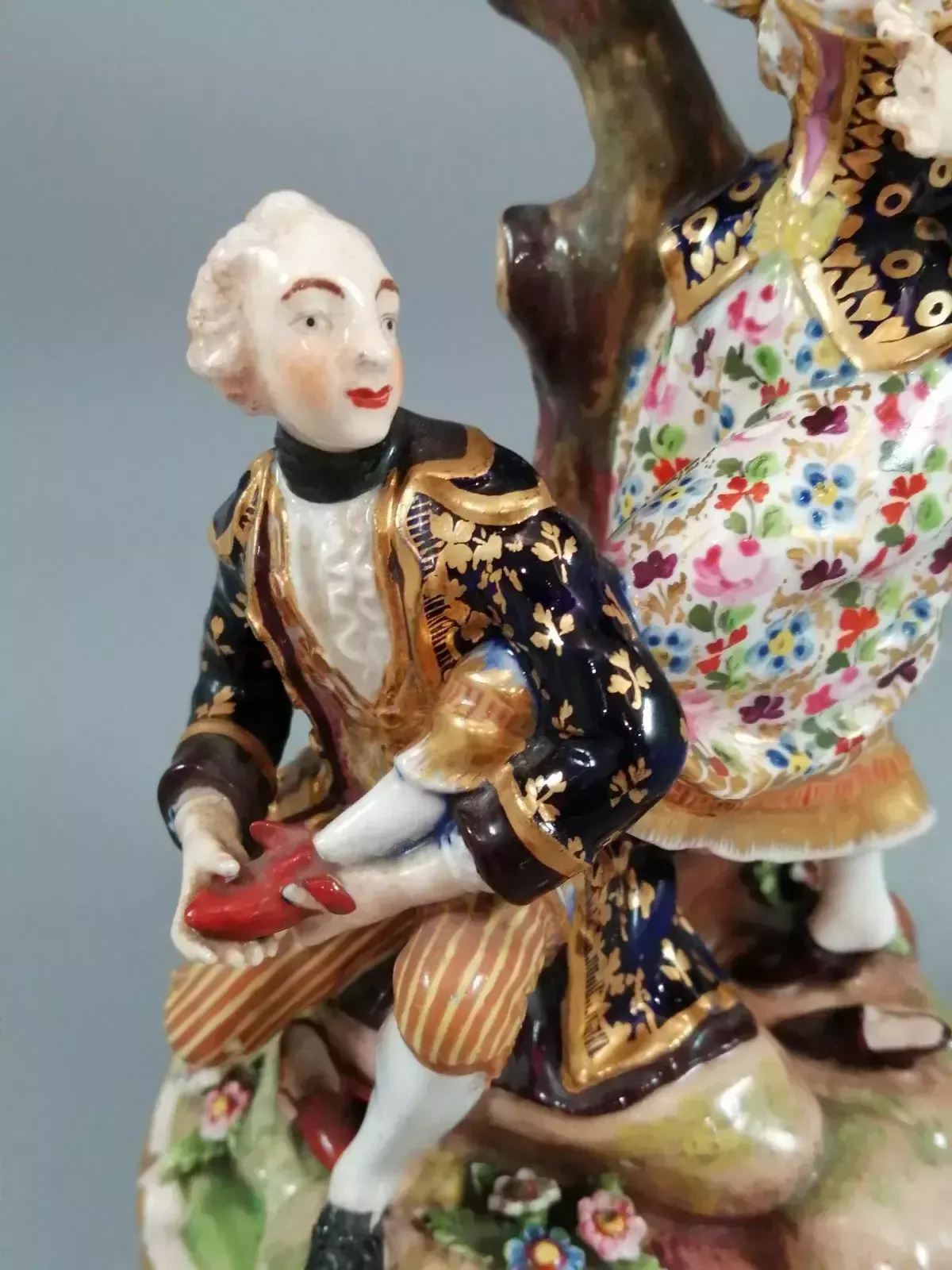 Home Decor Antique Derby Figurine Shoemaker, Early 19th Century, Rare. photo