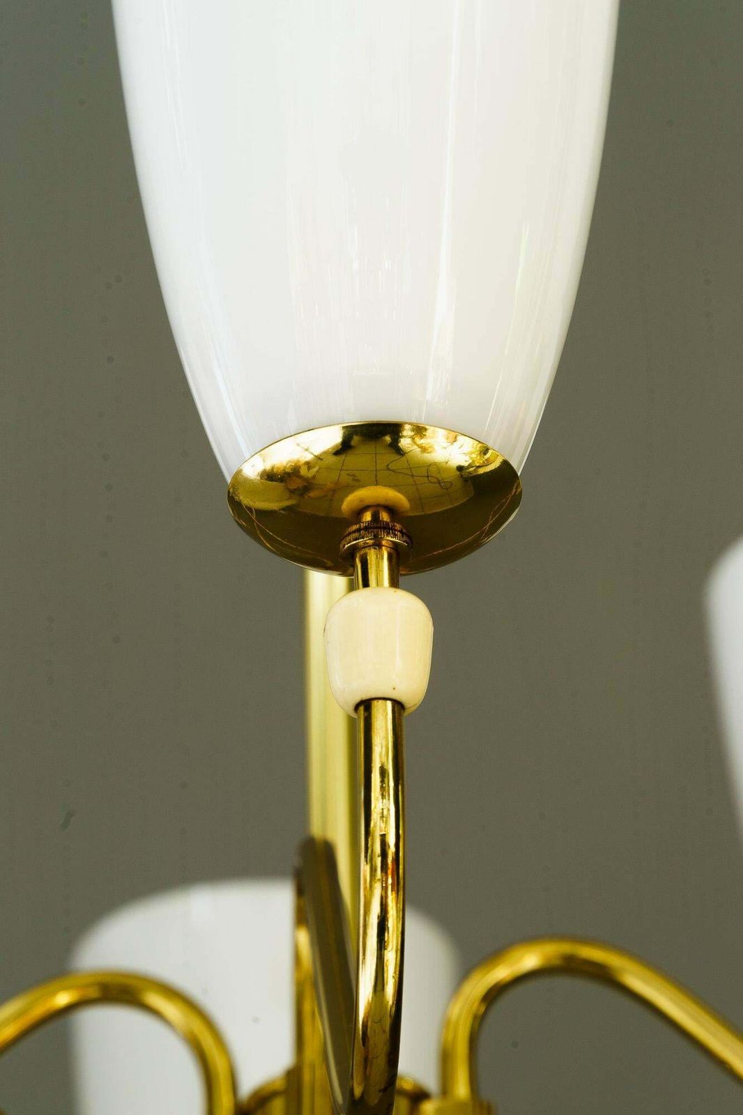 Lighting 8 Light Rupert Nikoll Chandelier Vienna Around 1960s photo