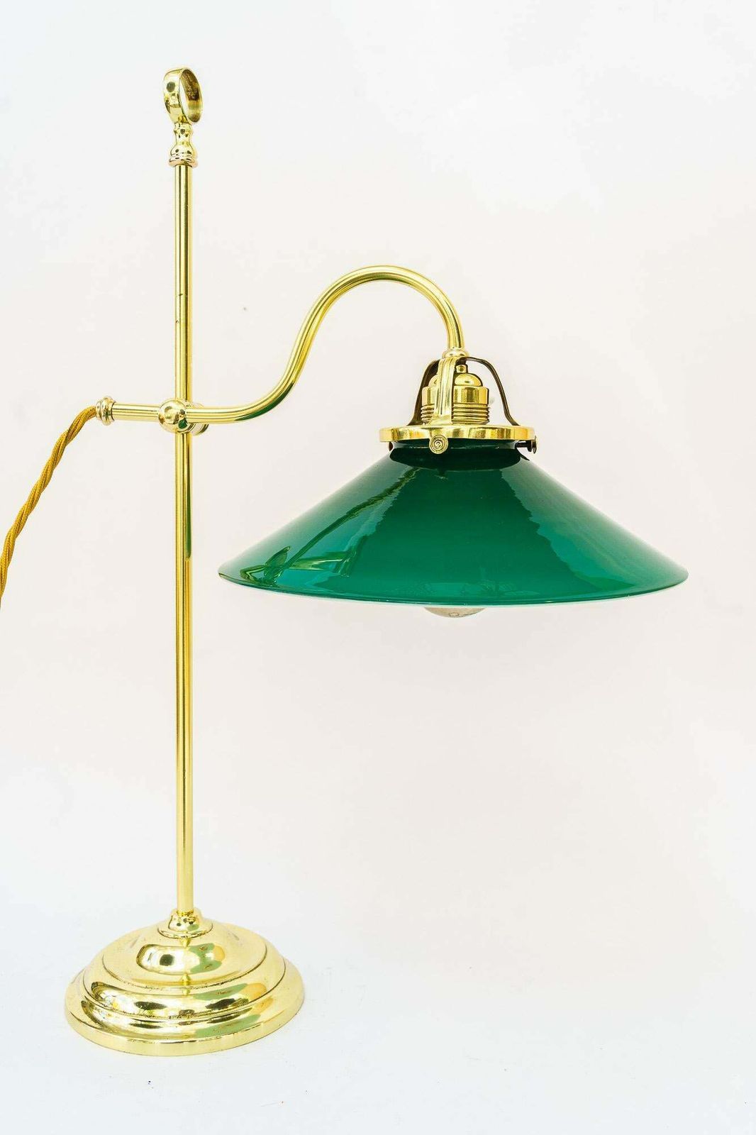 Art Deco Condor Lamp With Original Antique Glass Shade Vienna Around 1920s photo buy
