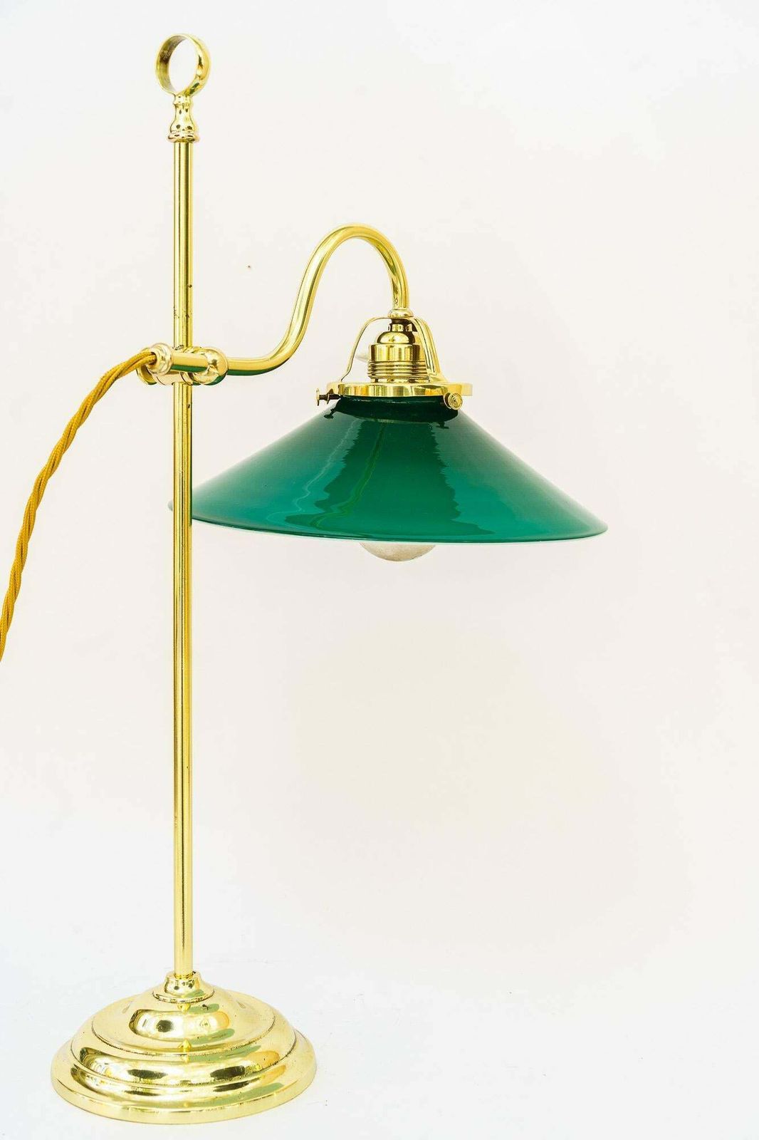 photo furniture Art Deco Condor Lamp With Original Antique Glass Shade Vienna Around 1920s